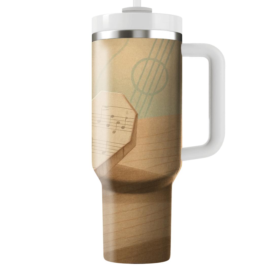 Acoustic Origami Heart tumblers with lids