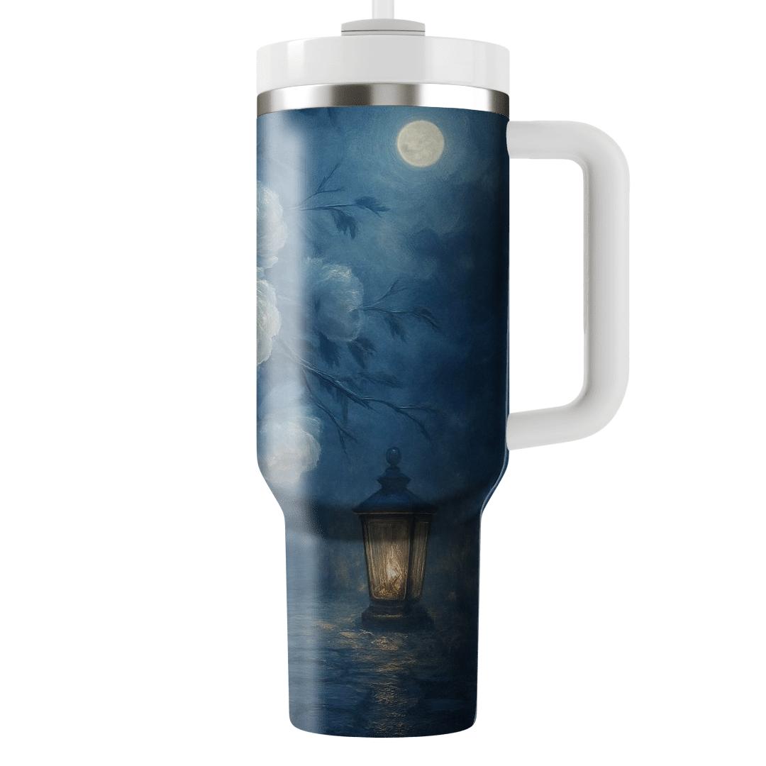 Moonlit Peony Canopy tumbler cups