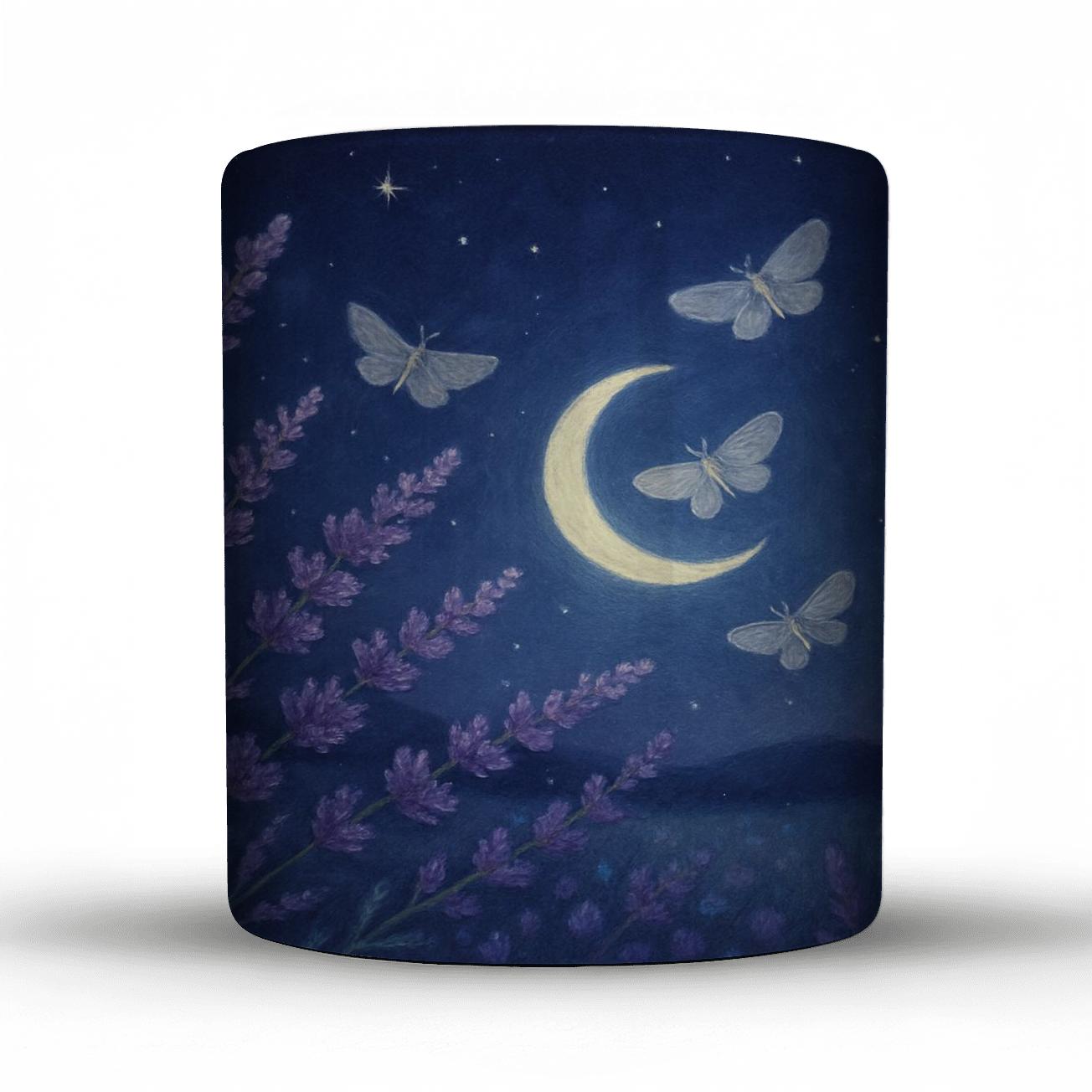 Midnight Lavender Bloom decorative mug sets