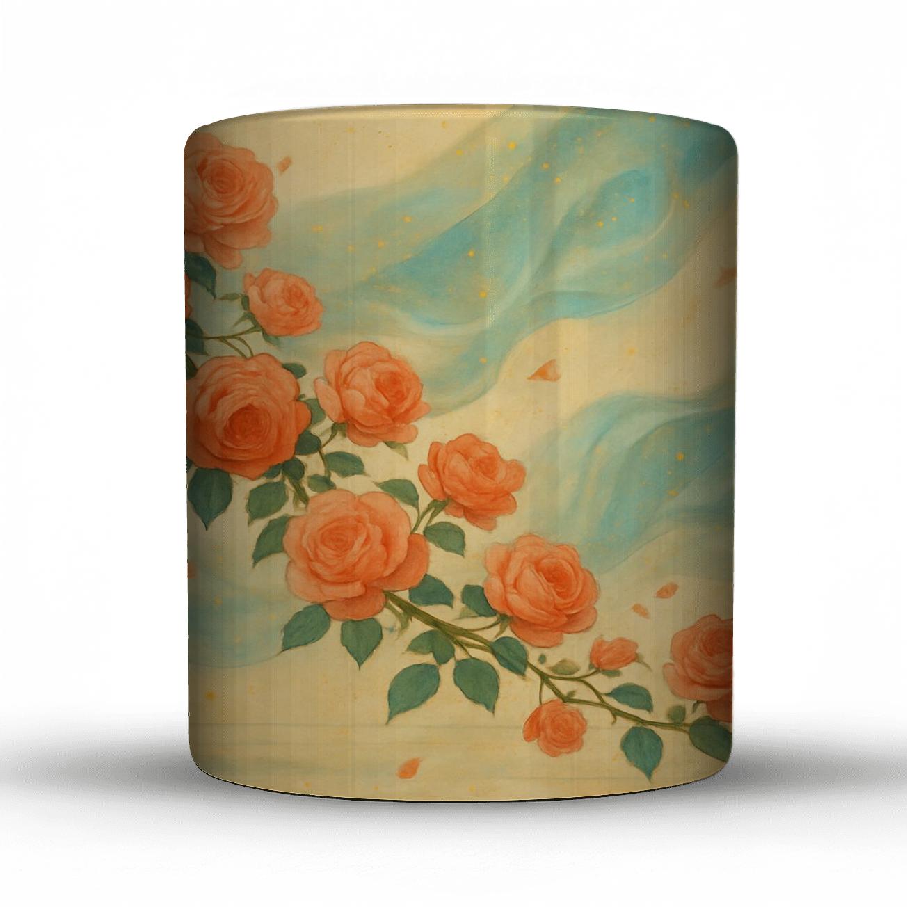 Rose Nebula Cascade premium drinkware mugs