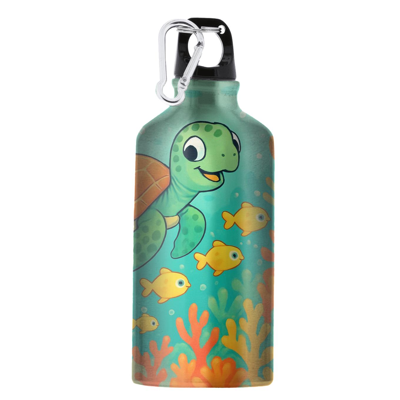 Coral Reef Turtle Parade portable sports bottles