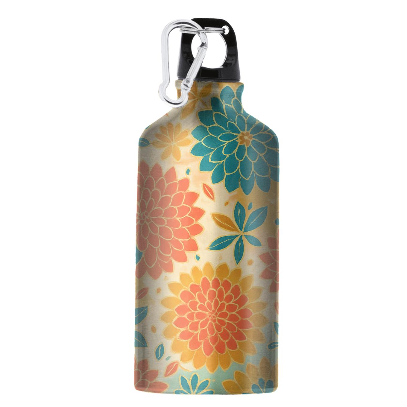Solar Dahlia Mosaic sports bottles with lids