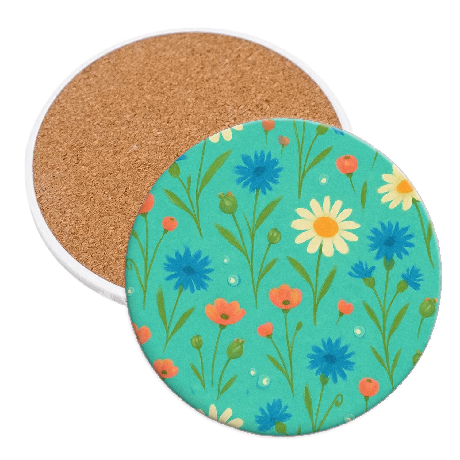 Sunrise Wildflower Medley stone coaster collections