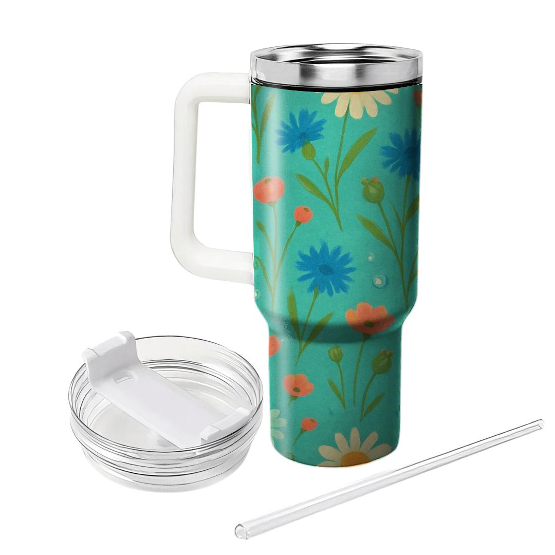 Sunrise Wildflower Medley tumbler cups