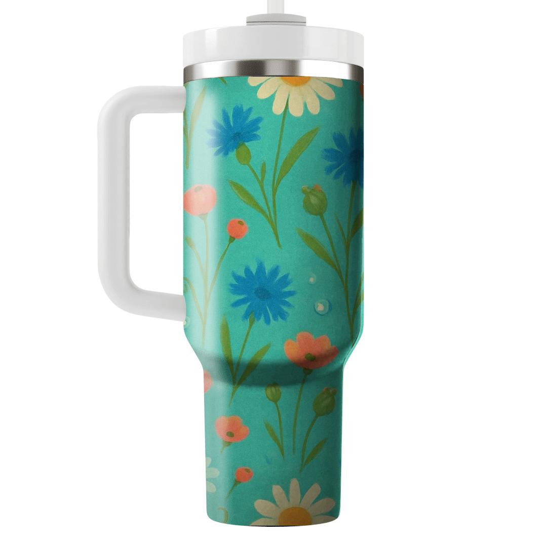 Sunrise Wildflower Medley tumbler cups