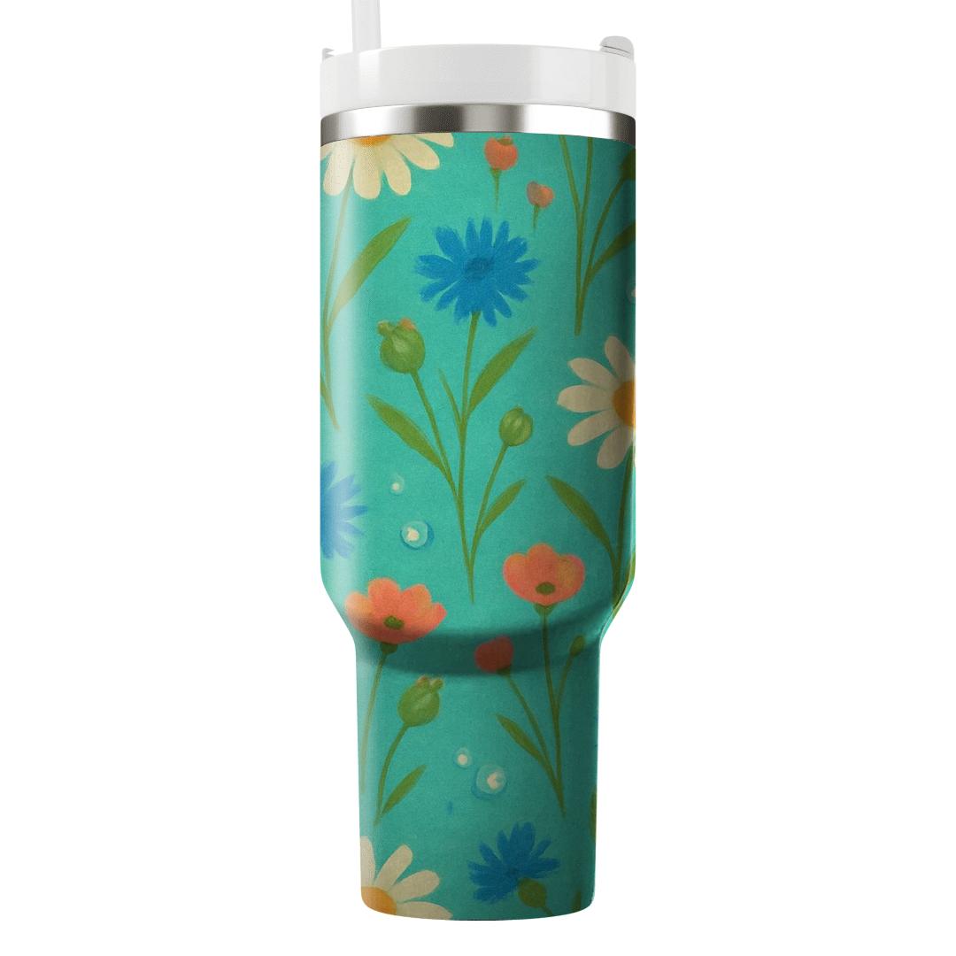 Sunrise Wildflower Medley tumbler cups