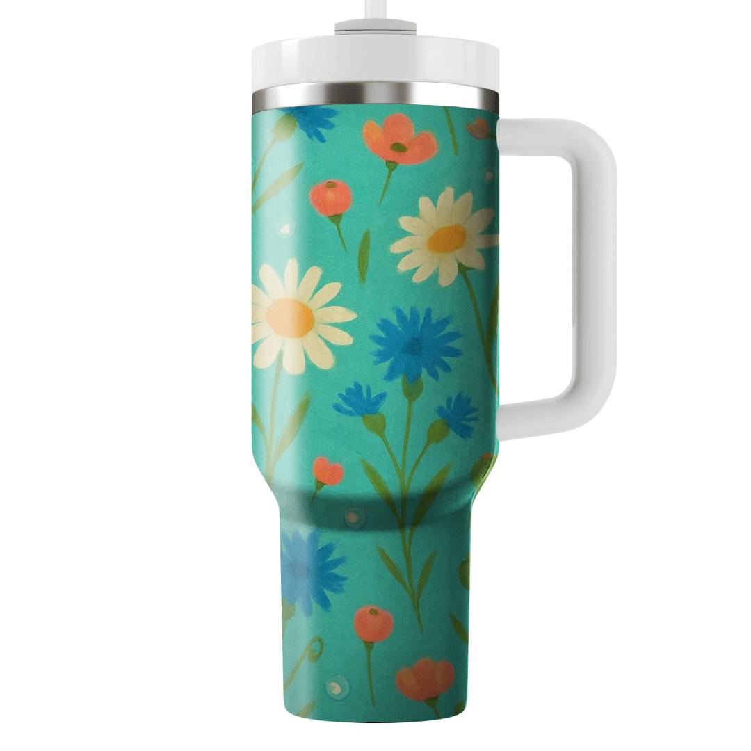 Sunrise Wildflower Medley tumbler cups