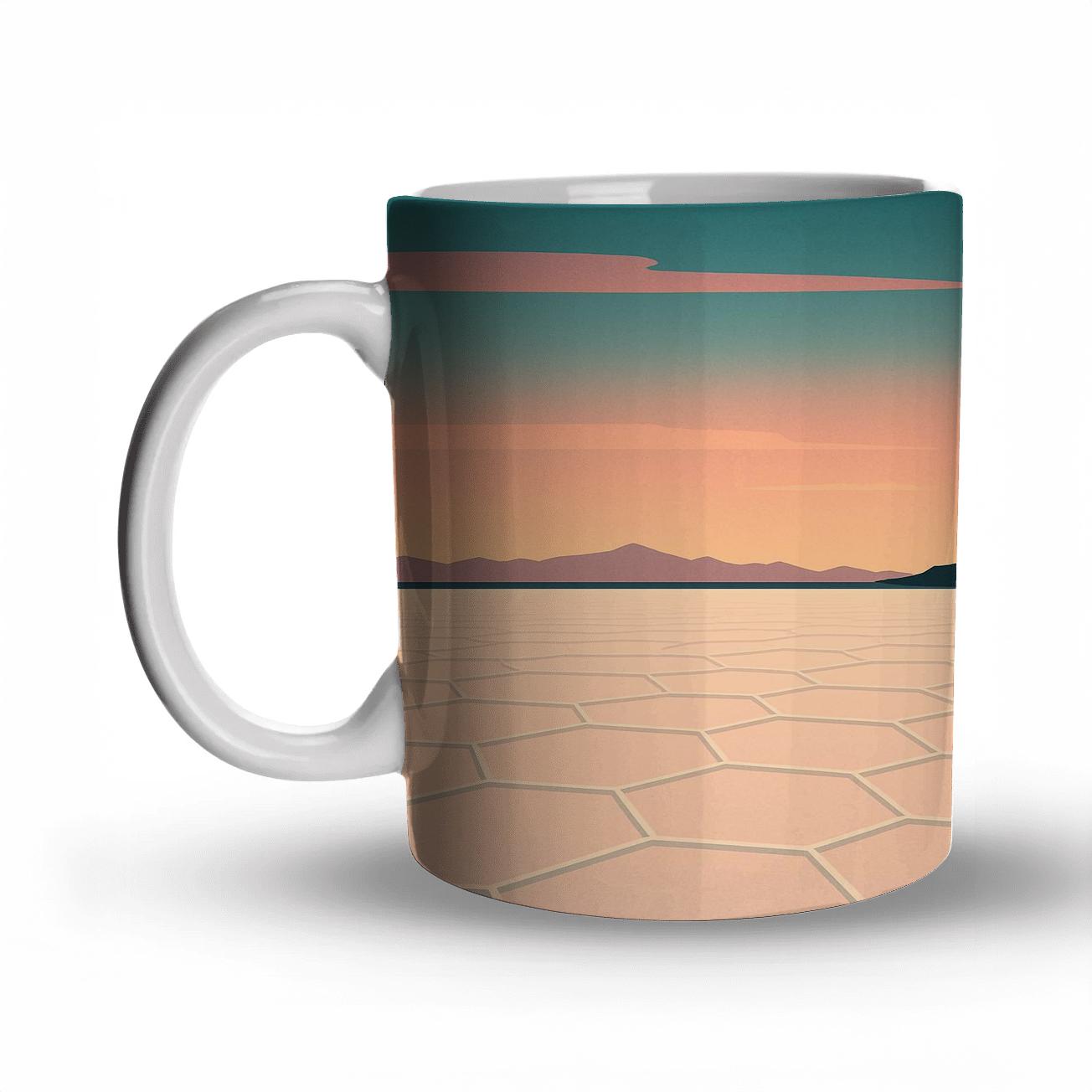 Mirror Salt Flat Uyuni personalized mugs