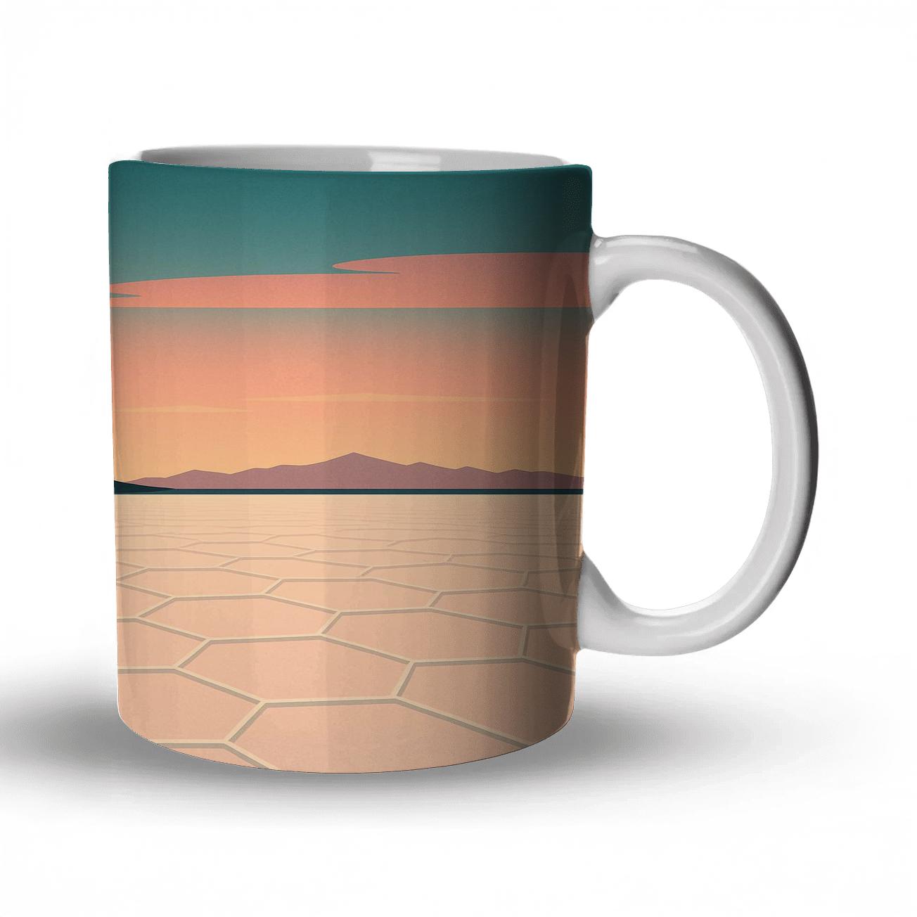 Mirror Salt Flat Uyuni personalized mugs