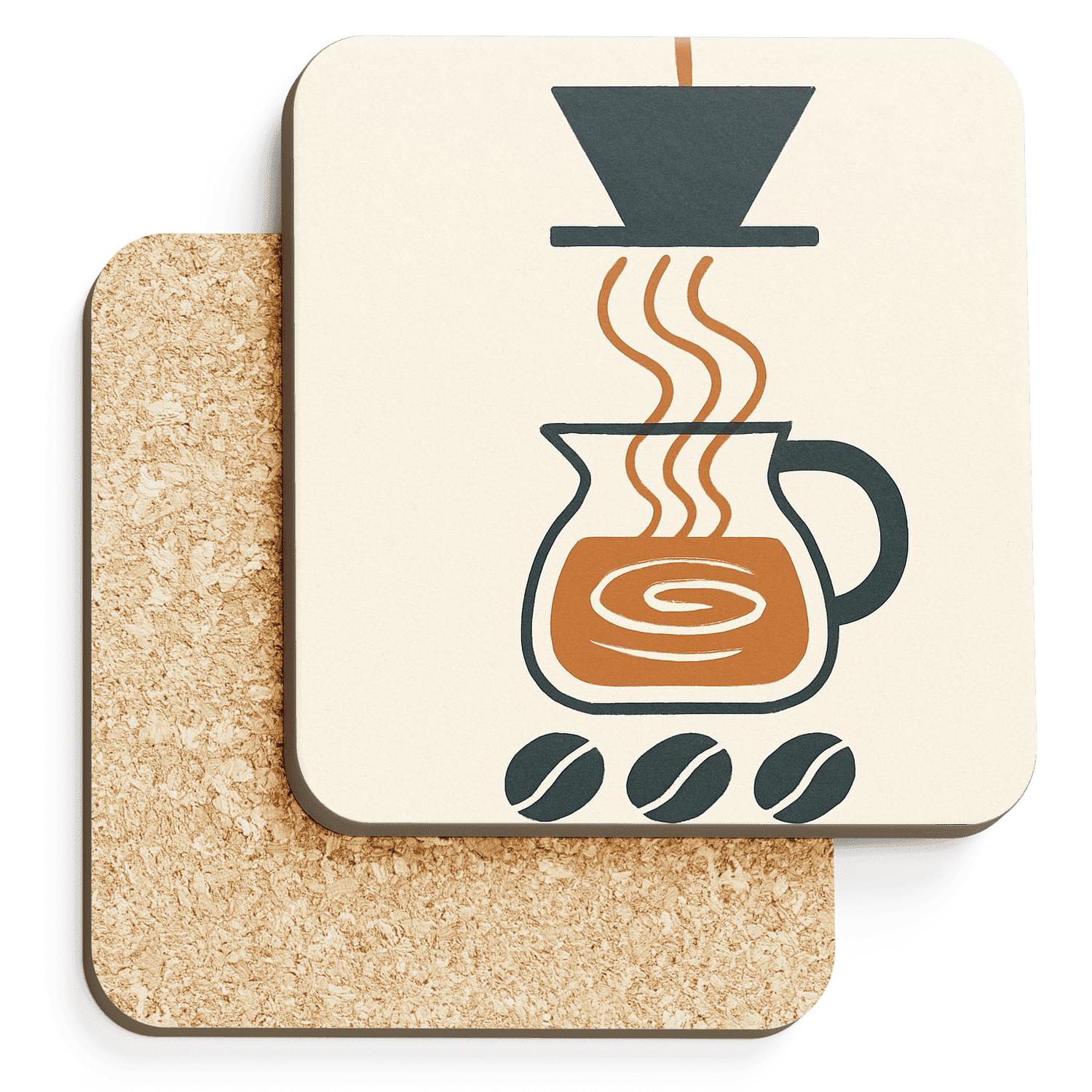 Morning Pour Geometry stone coaster collections