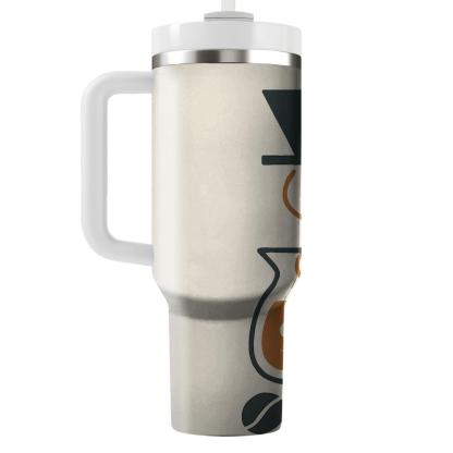 Morning Pour Geometry insulated tumblers