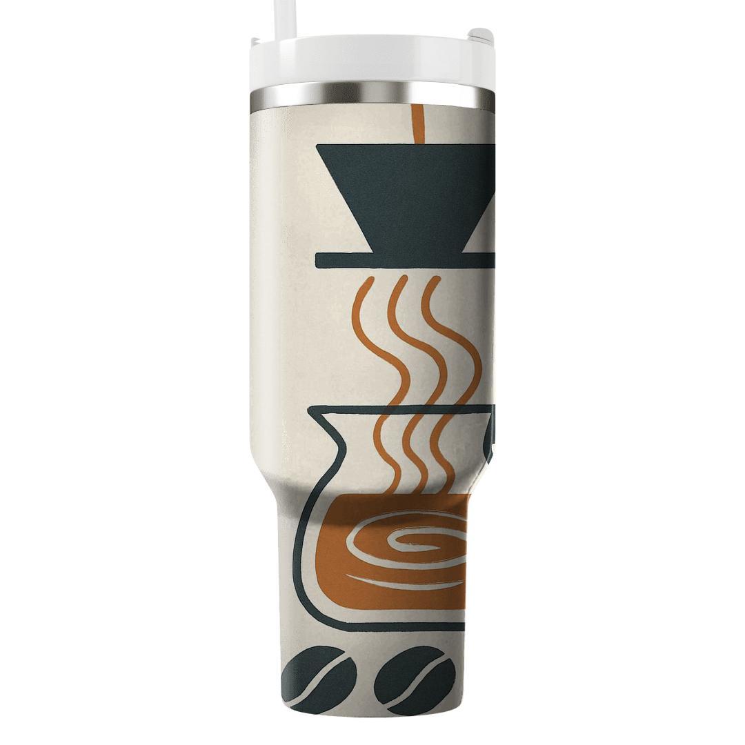 Morning Pour Geometry insulated tumblers