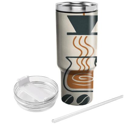 Morning Pour Geometry insulated tumblers