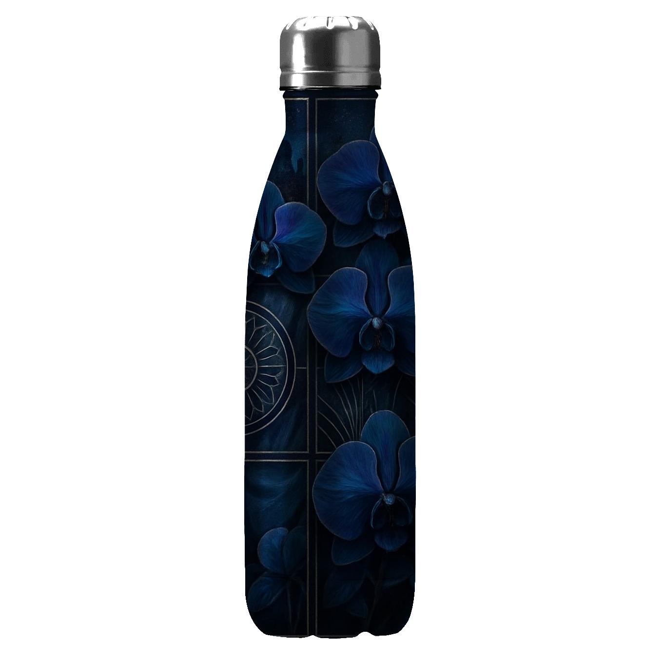 Midnight Orchid Mosaic unique water bottles