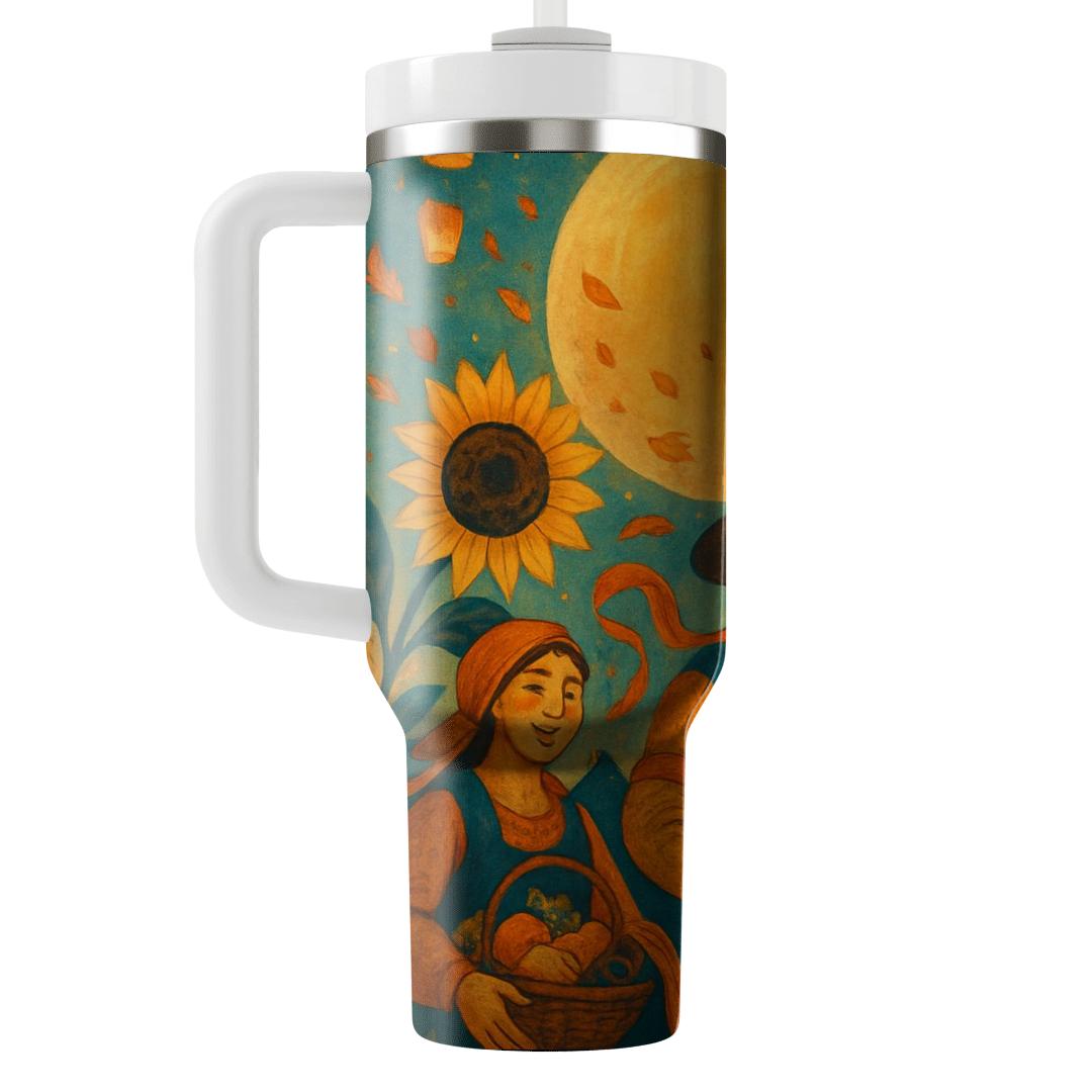 Solar Harvest Parade tumblers for gifts