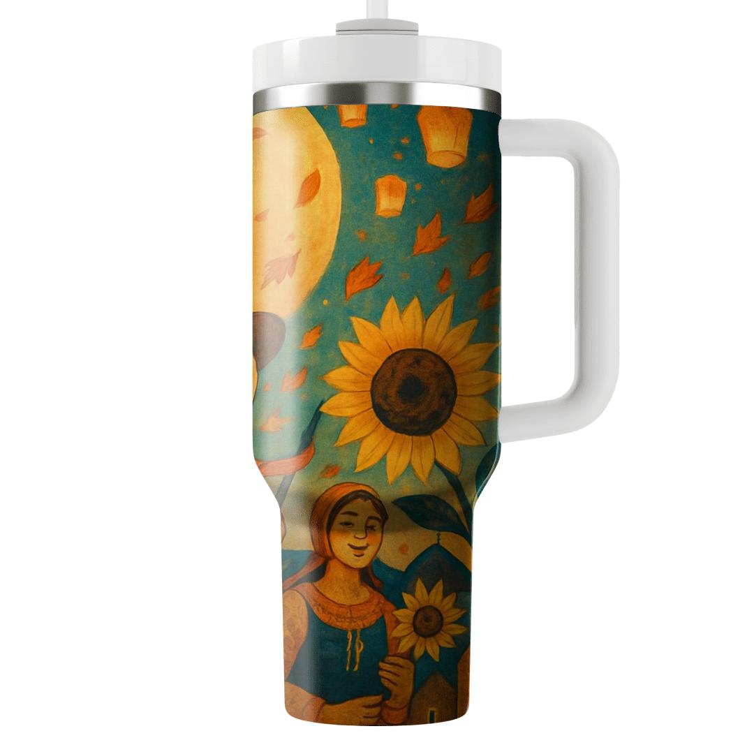 Solar Harvest Parade tumblers for gifts