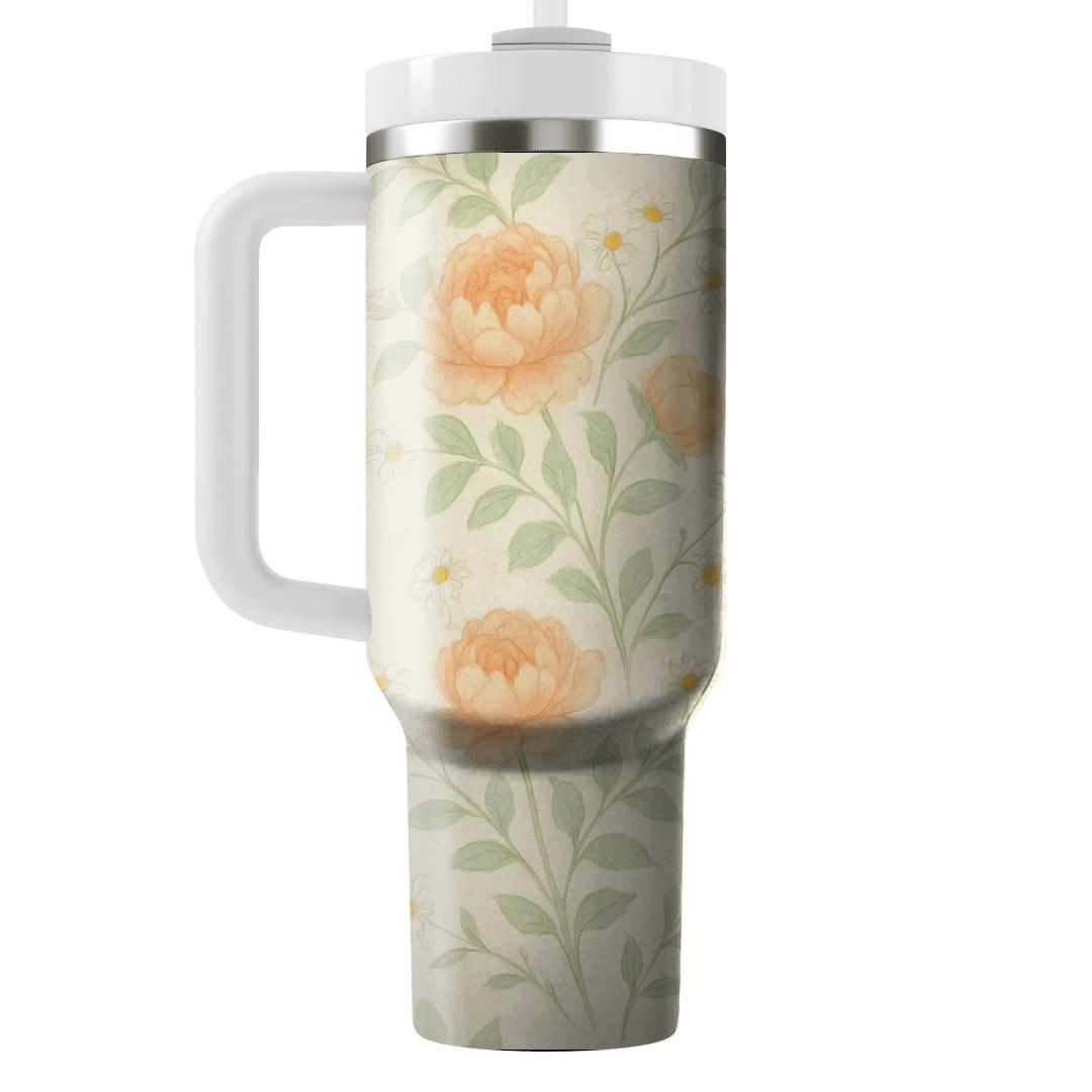 Apricot Meadow Chorus travel tumblers