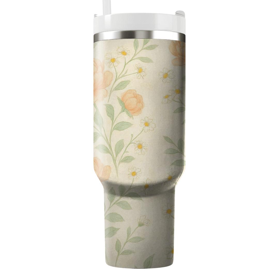 Apricot Meadow Chorus travel tumblers