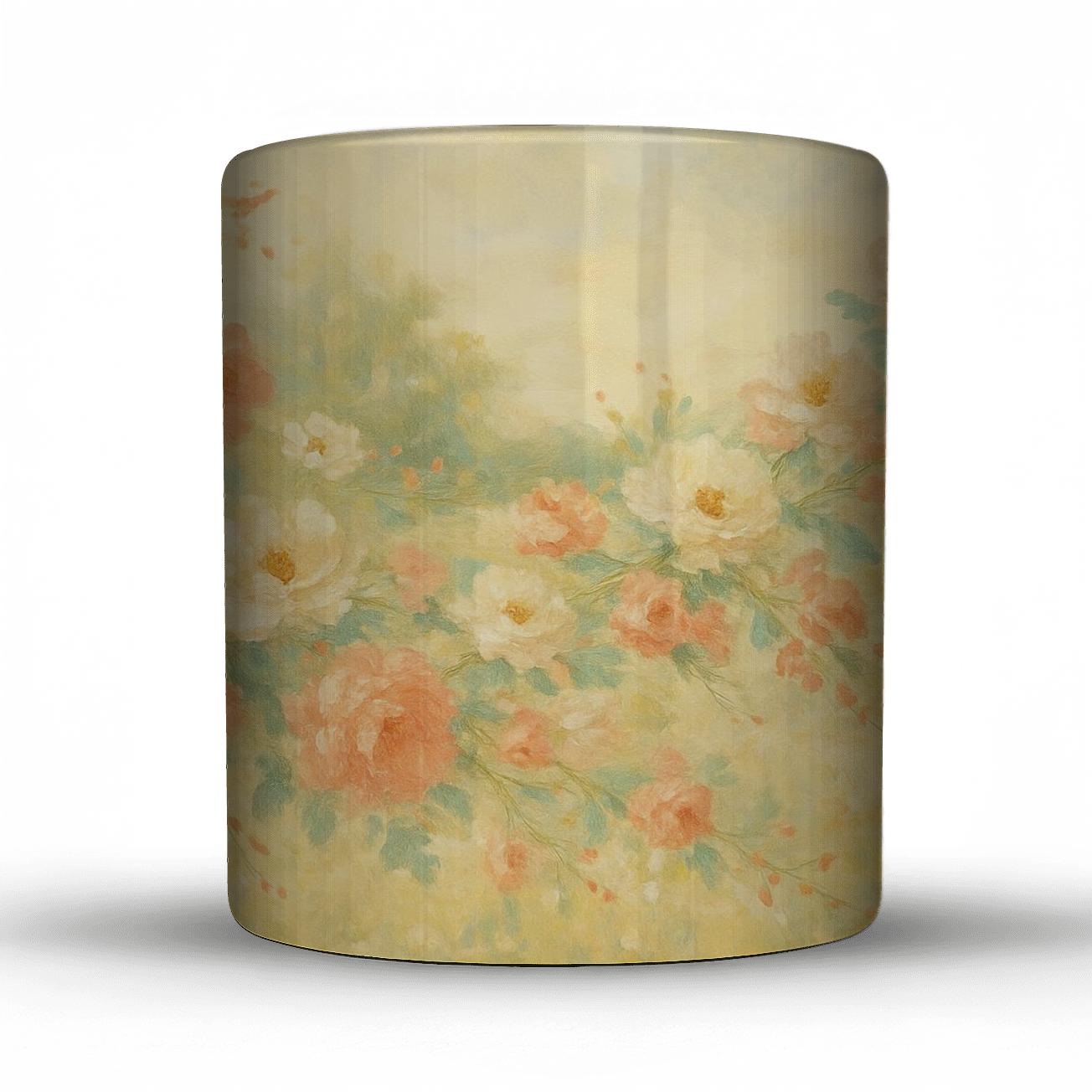 Petal Cascade Symphony personalized mugs