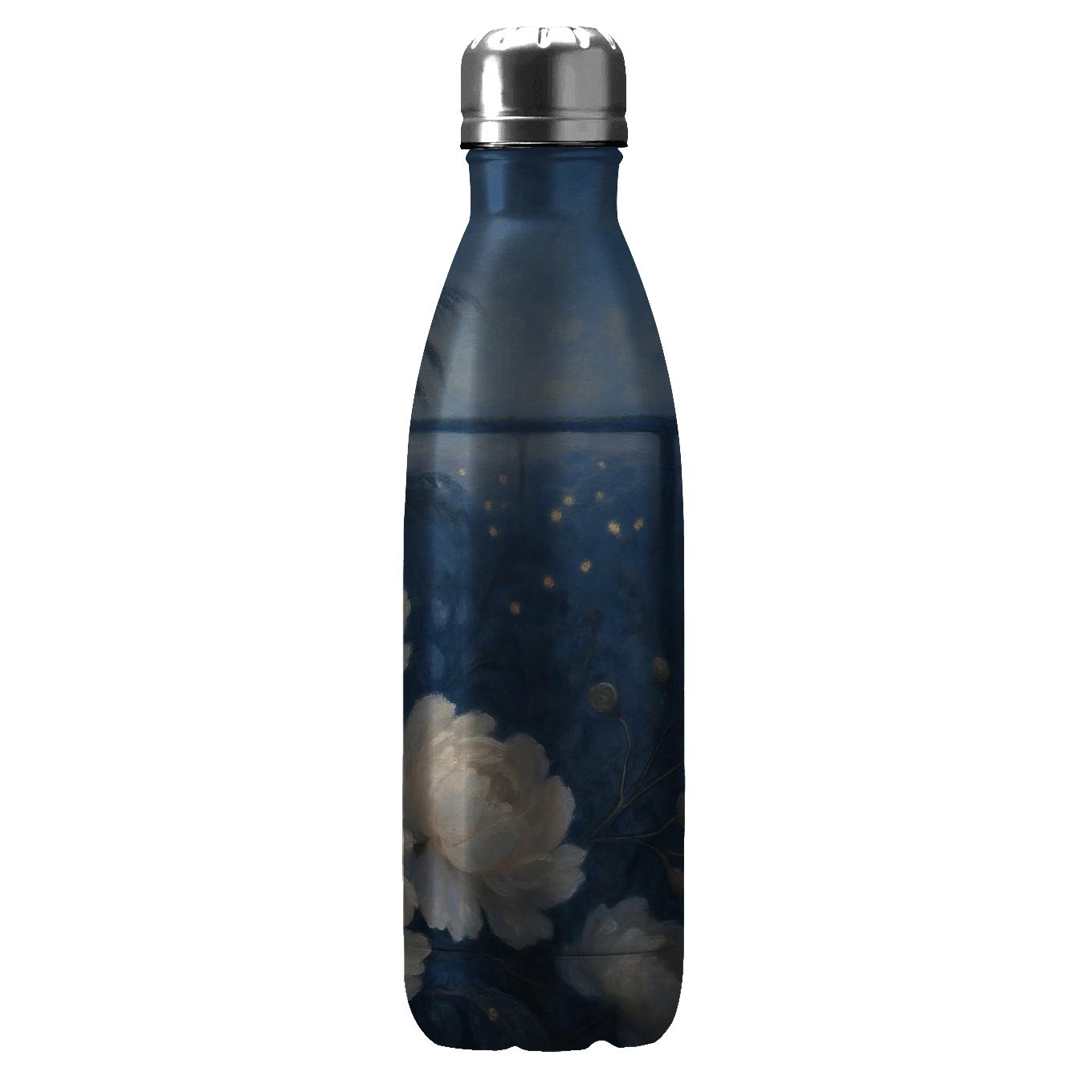 Moonlit Peony Cascade unique water bottles