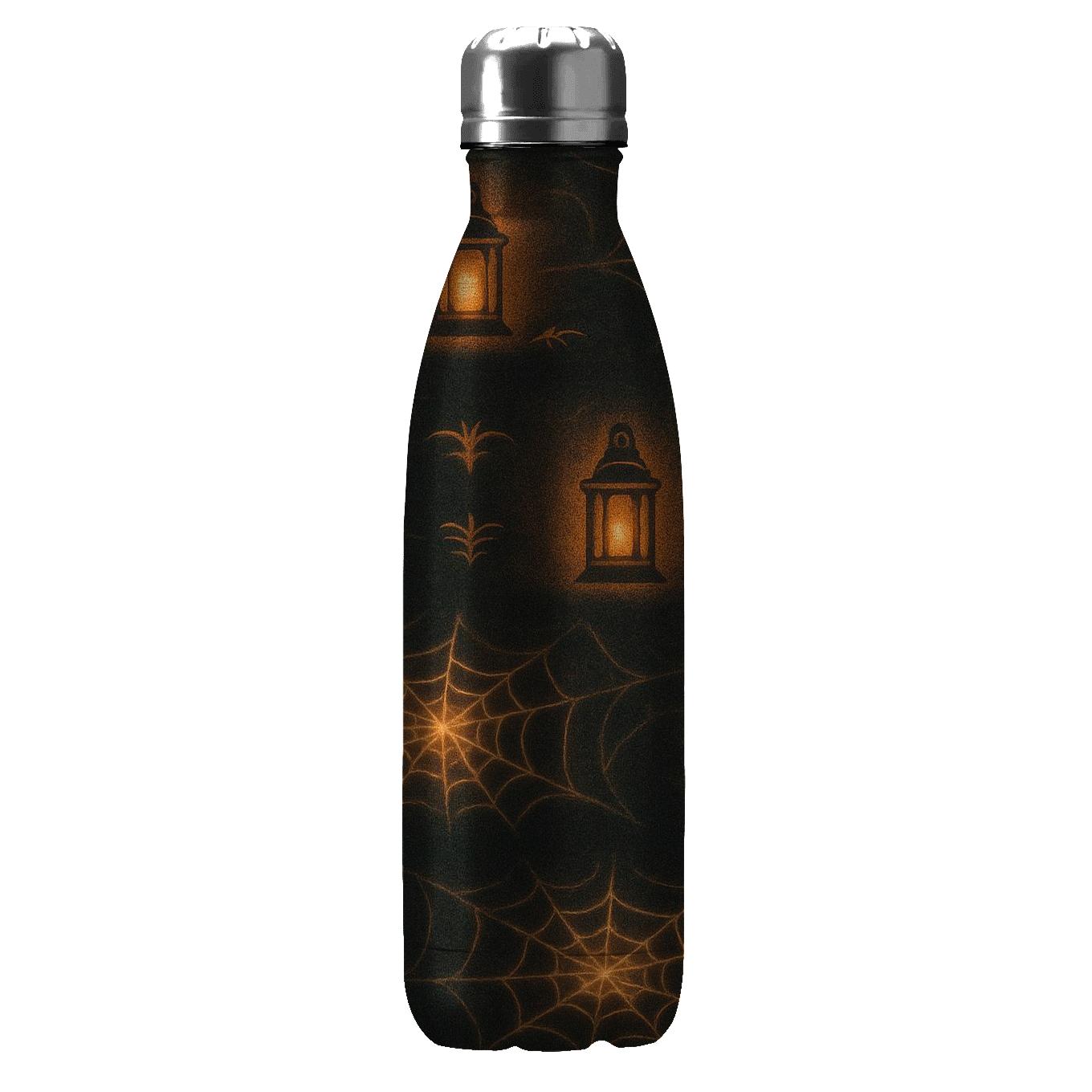 Cobweb Candle Glow Bands travel water bottles