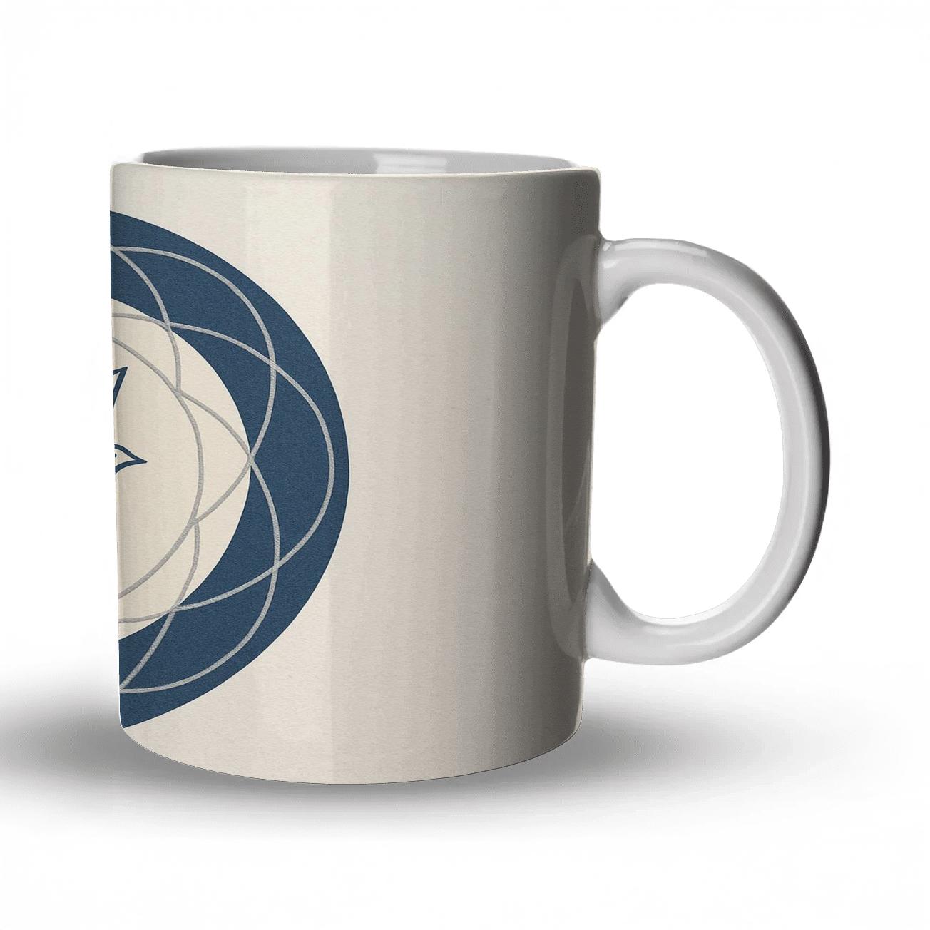 Harmony Circle With Guiding Dove personalized mugs