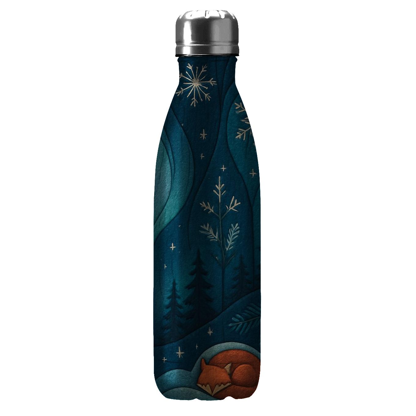 Aurora Winter Quilt unique water bottles