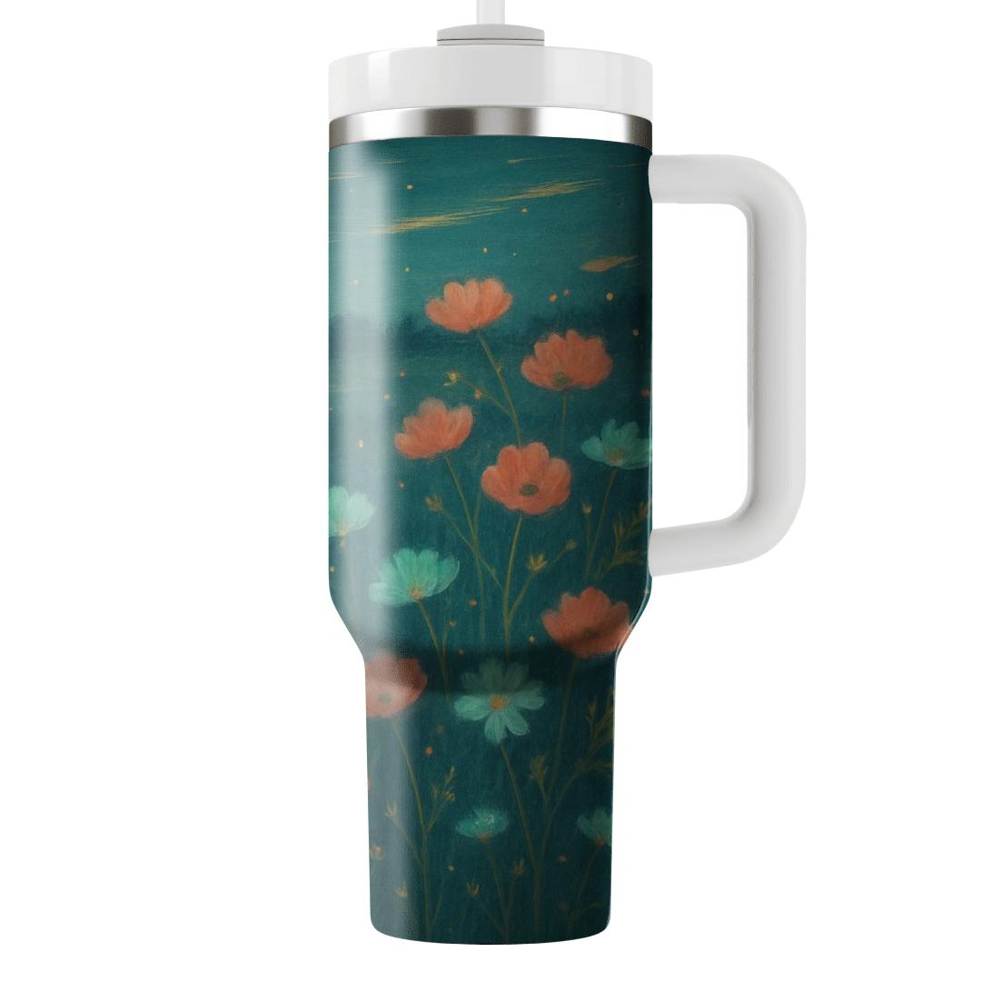 Aurora Wildflower Tapestry tumbler cups