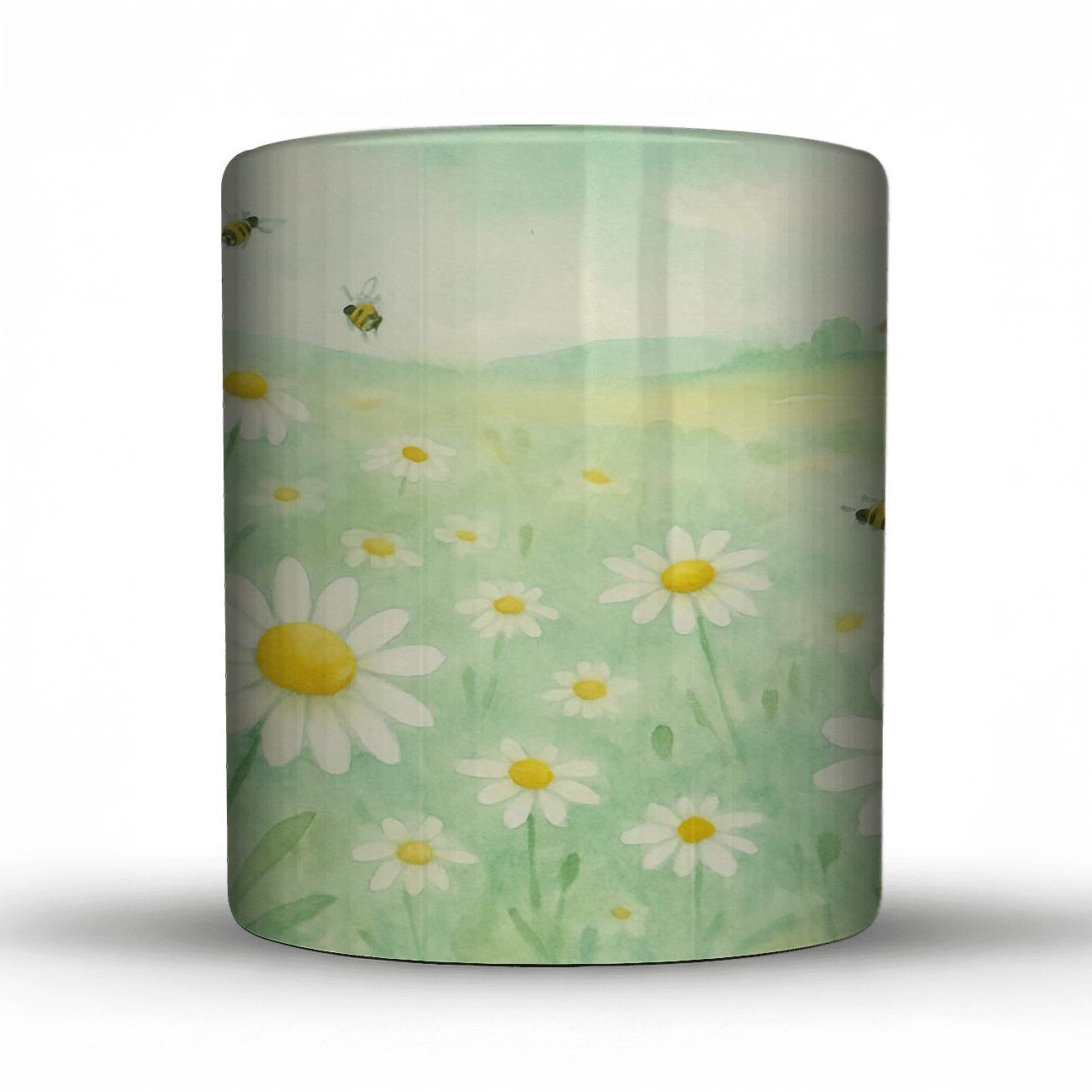 Spring Meadow Chamomile novelty coffee mugs