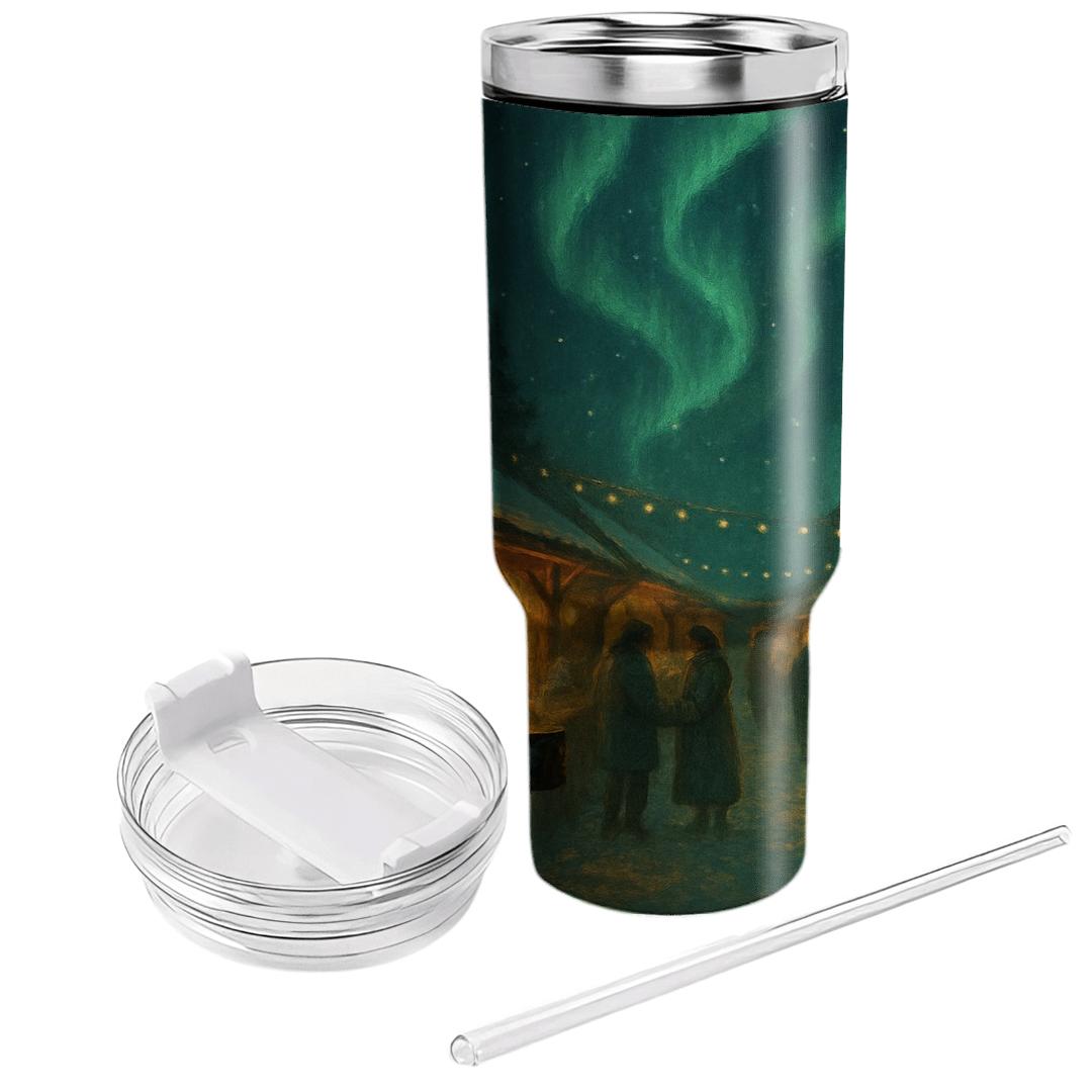 Aurora Winter Market unique tumblers