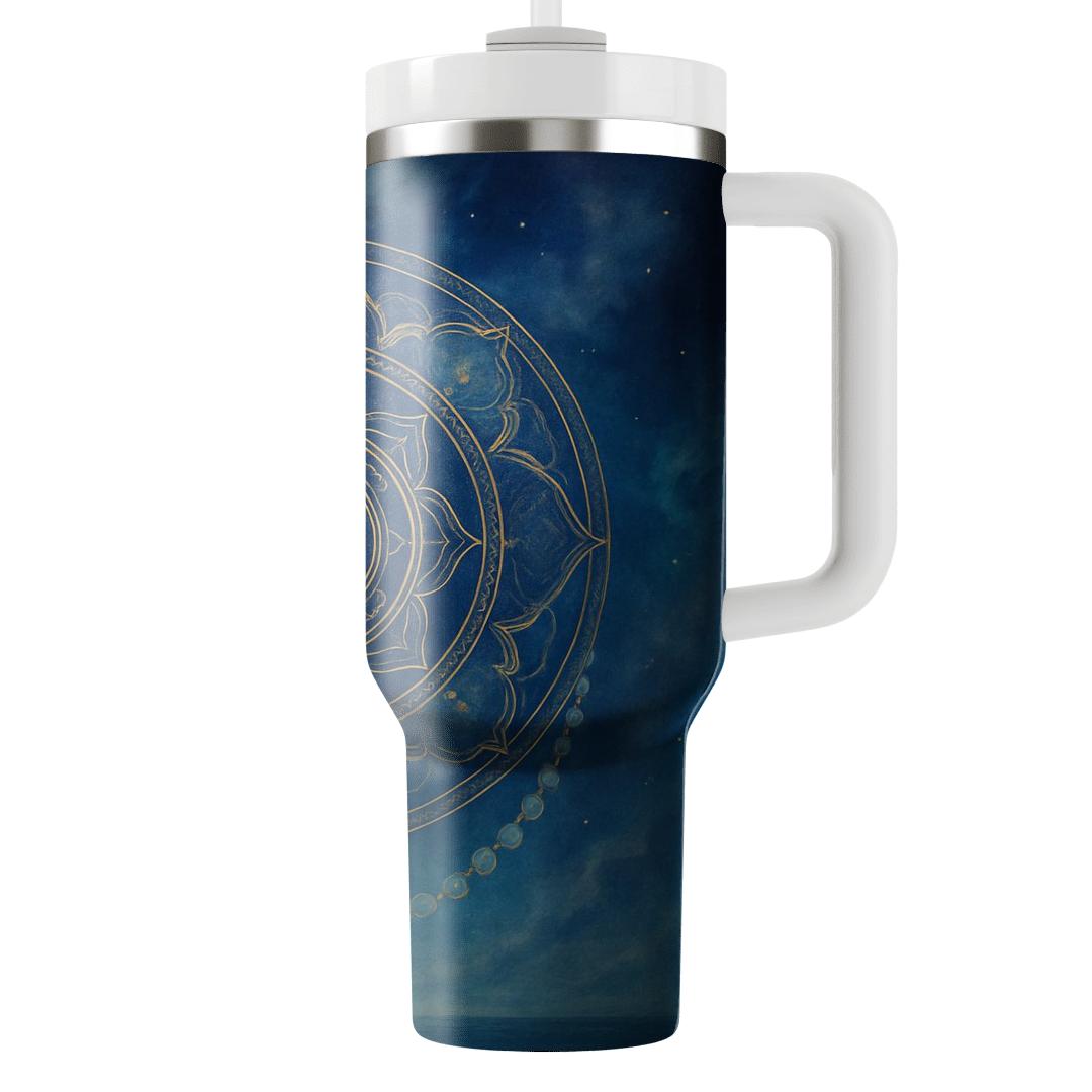 Nebula Prayer Mandala insulated tumblers