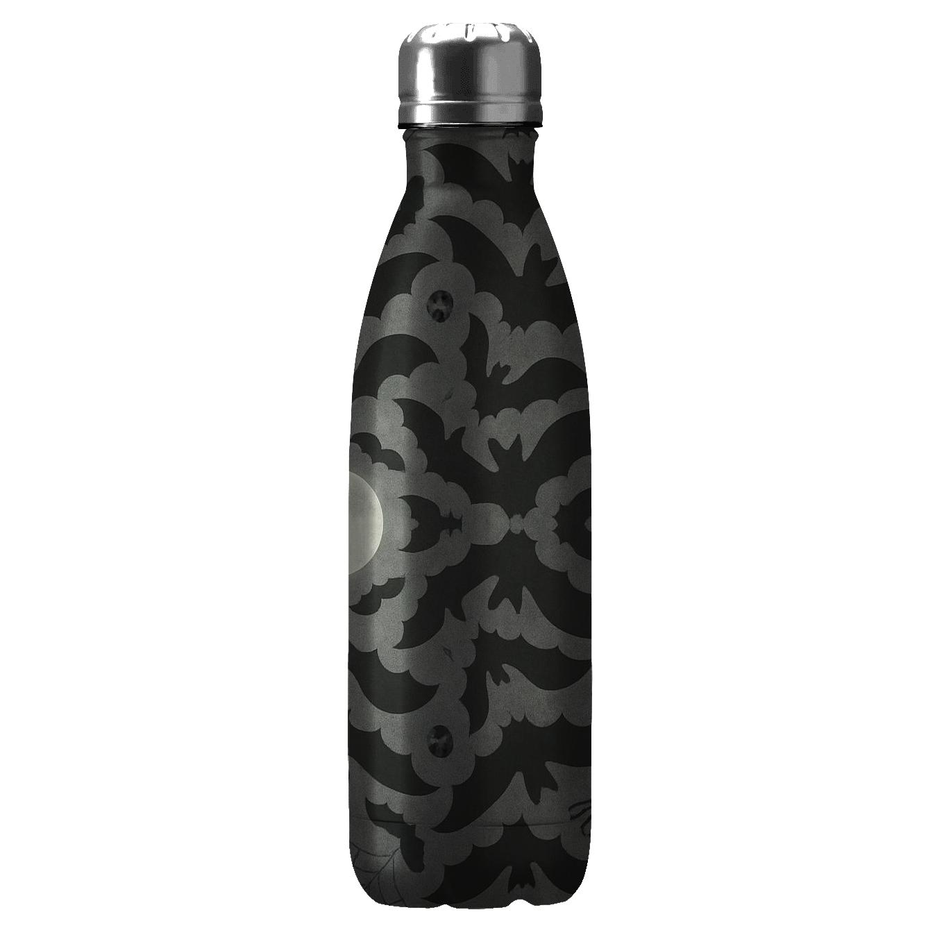 Mirrored Bat Pair Mandala personalized water bottles