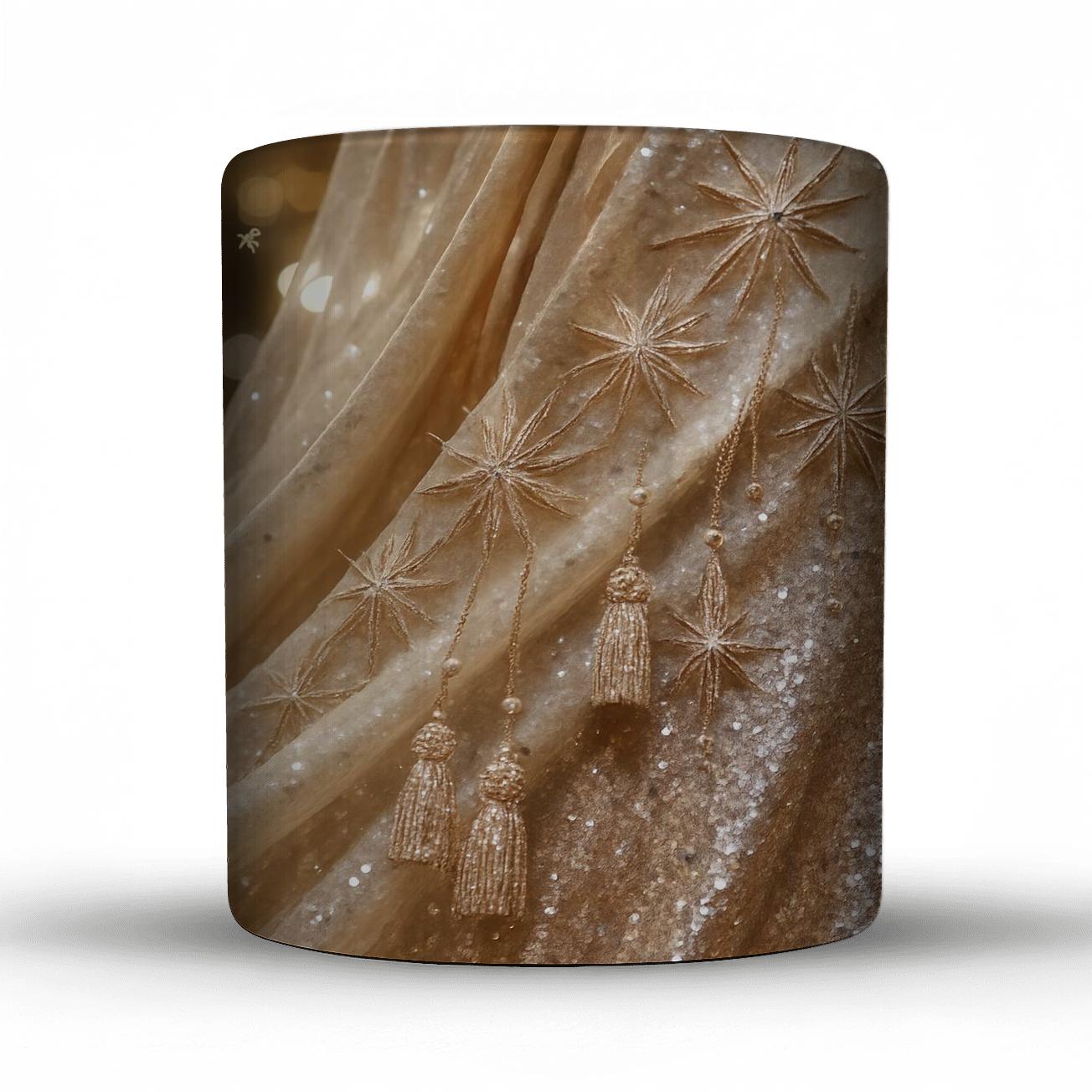  Champagne Starburst Veil personalized mugs