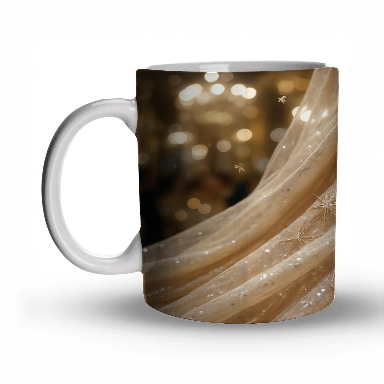  Champagne Starburst Veil personalized mugs