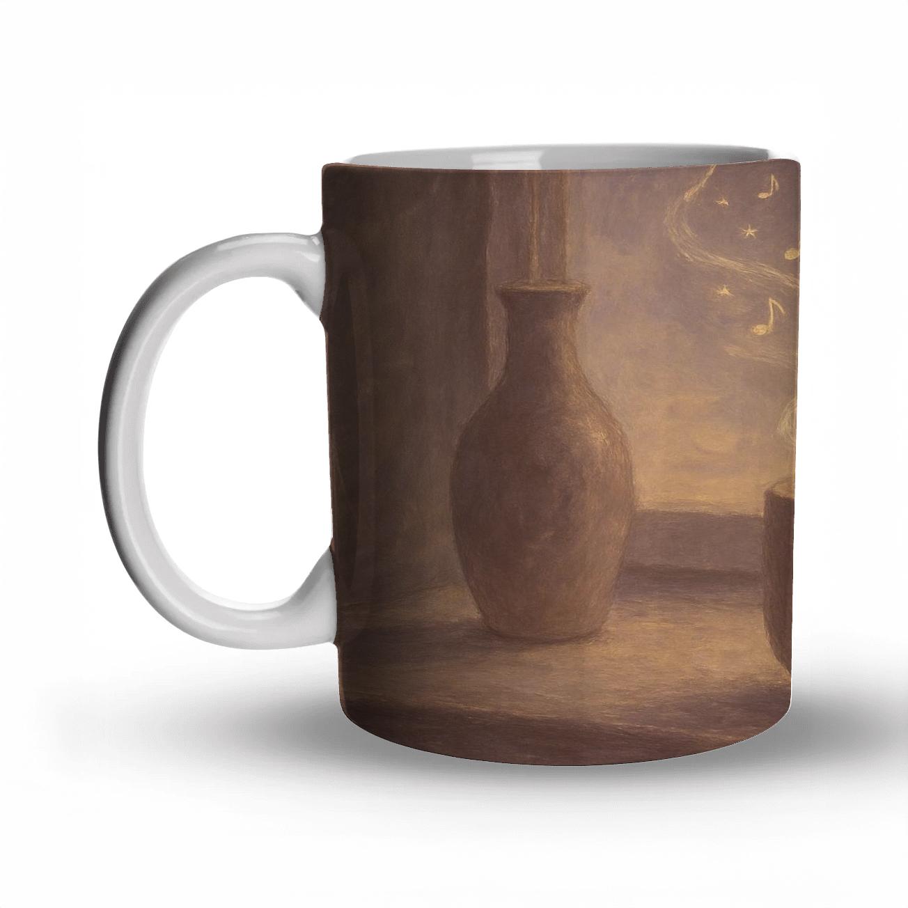 Steam Symphony At Dawn novelty coffee mugs
