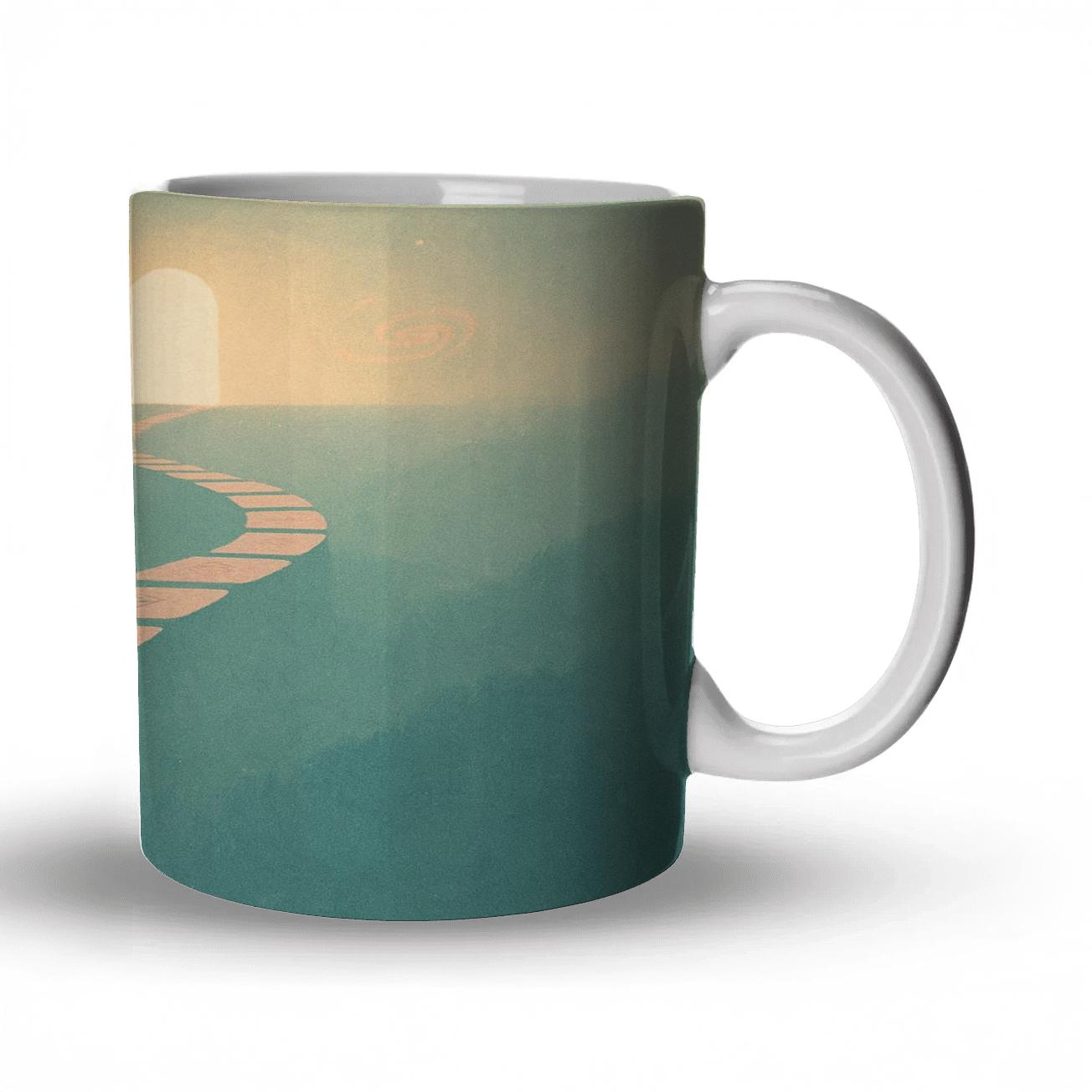Celestial Pilgrim Path insulated thermal mugs