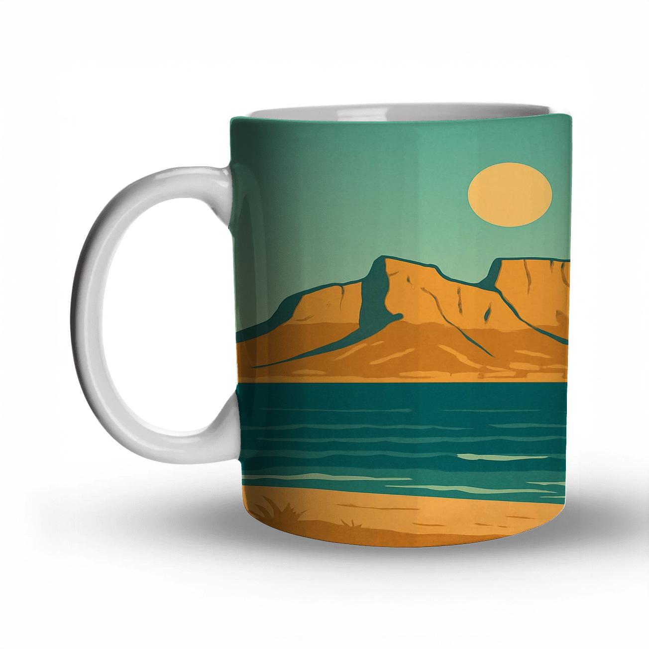 Table Mountain Cape Town premium drinkware mugs