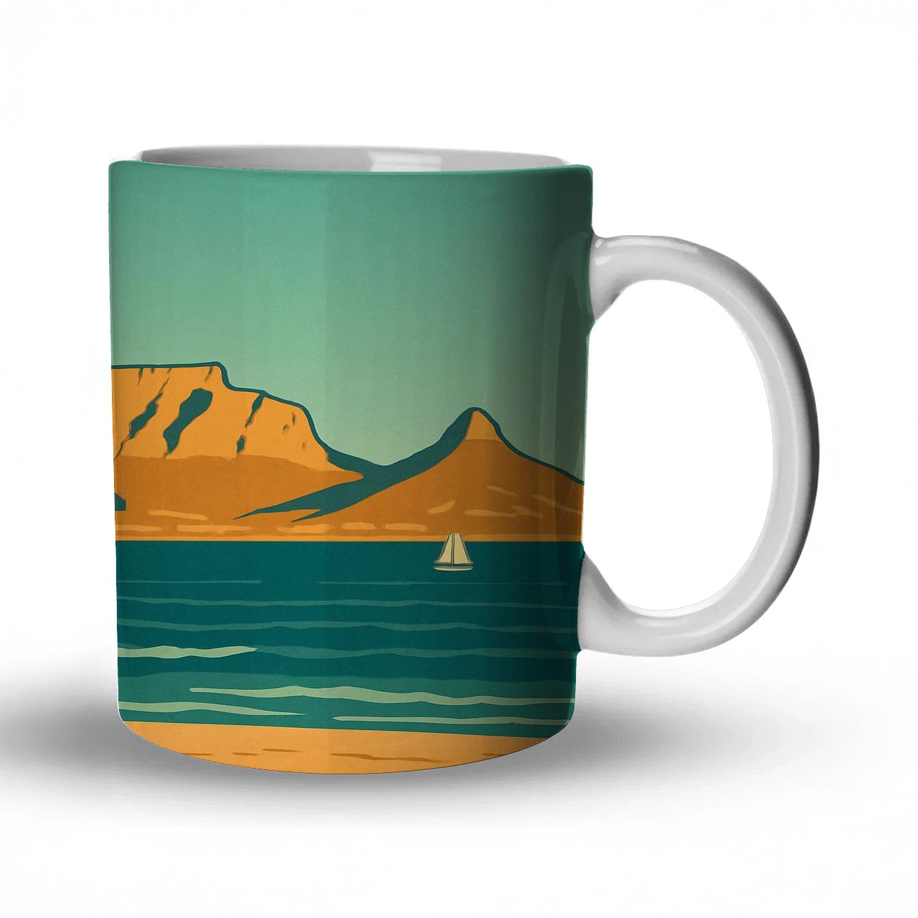Table Mountain Cape Town premium drinkware mugs