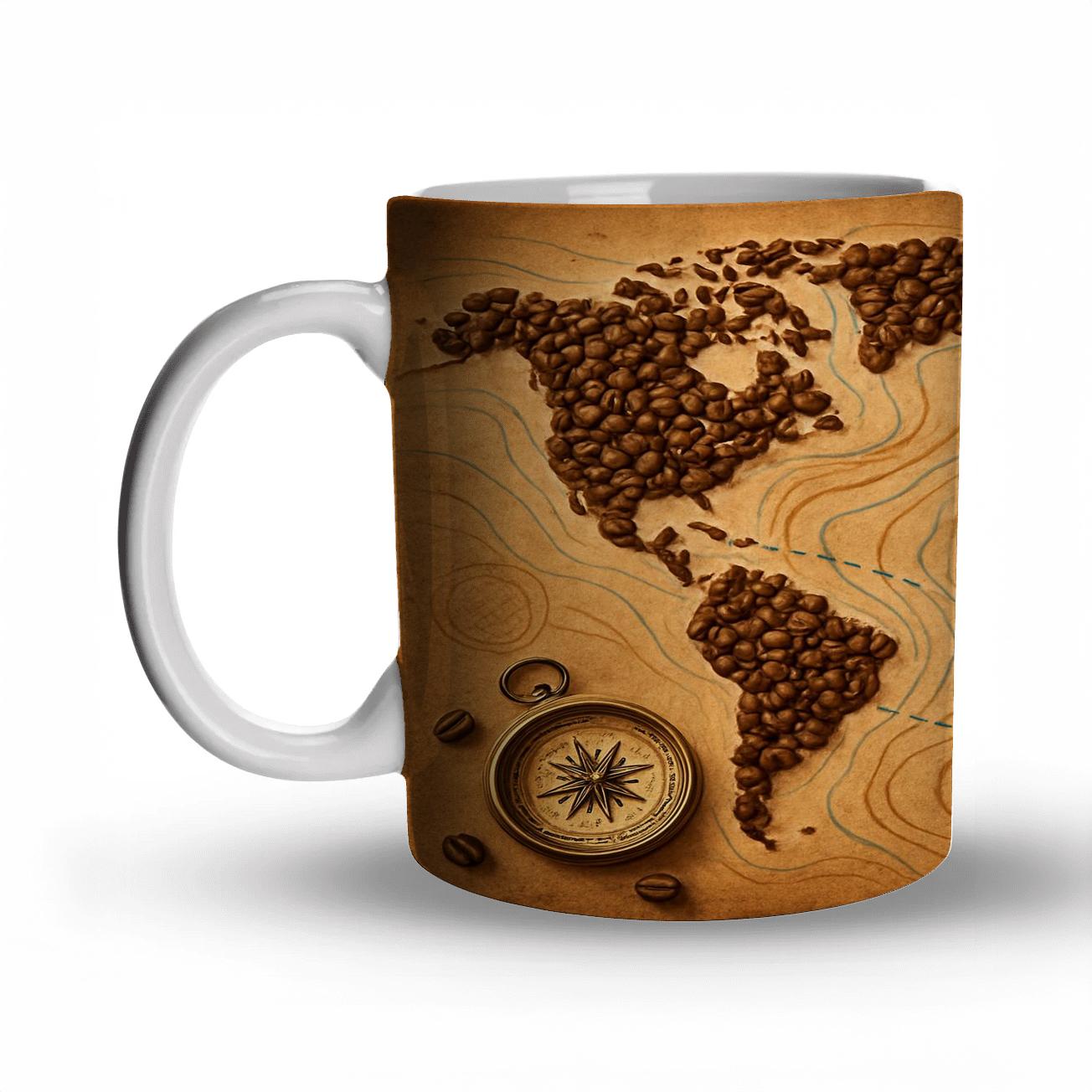 Bean Cartography insulated thermal mugs