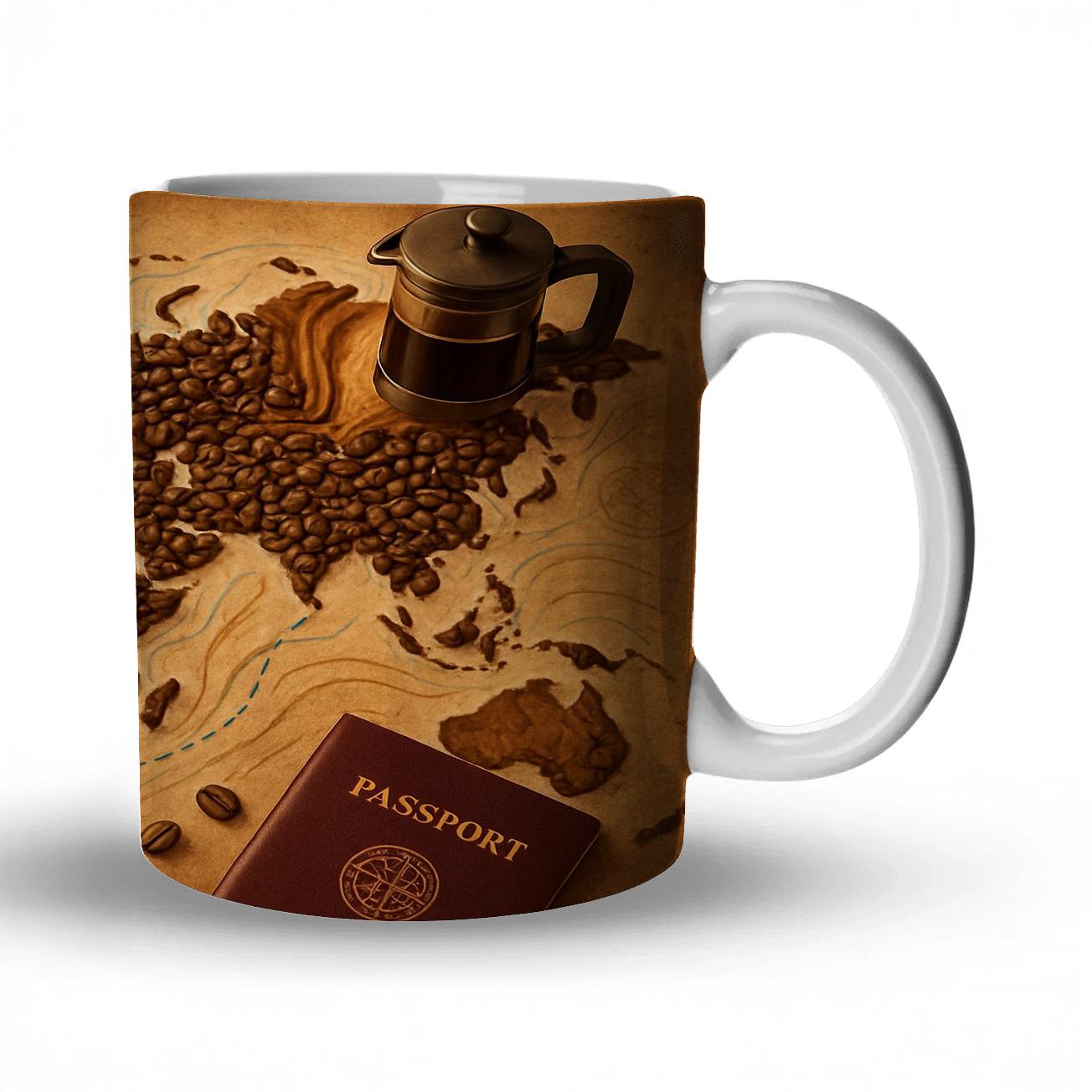 Bean Cartography insulated thermal mugs