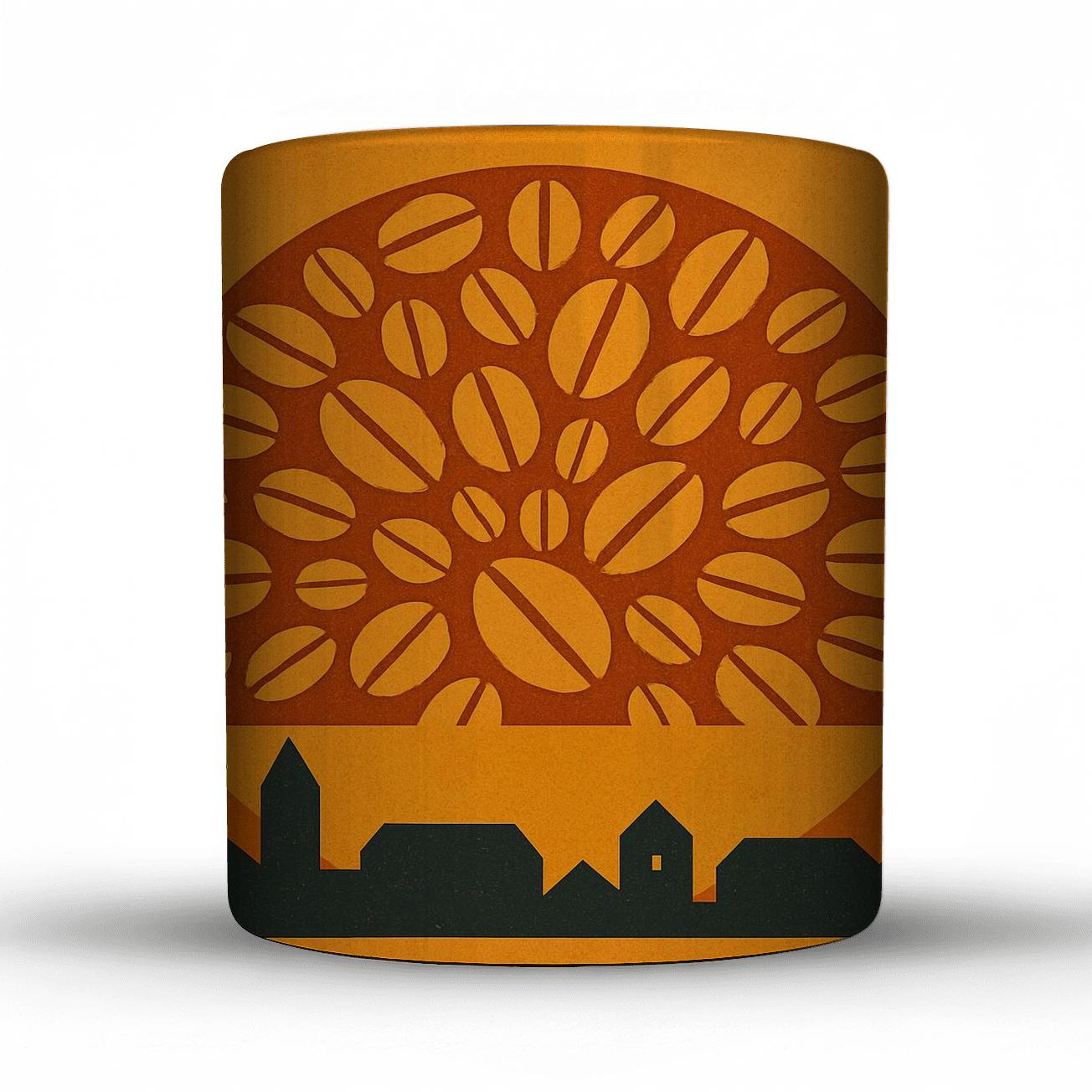 Bean Mosaic Sunrise gift mugs for occasions