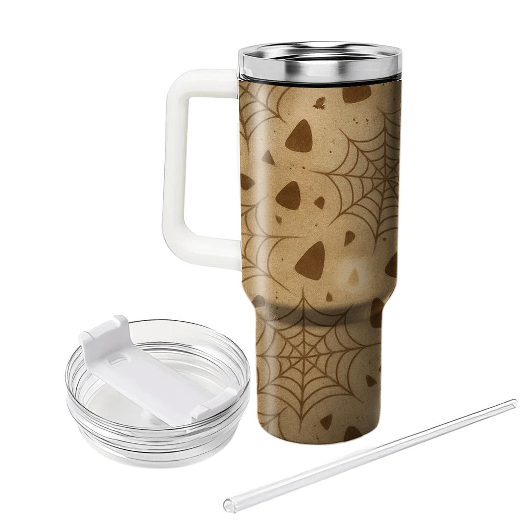 Cobweb Speckle Diagonal Array travel tumblers