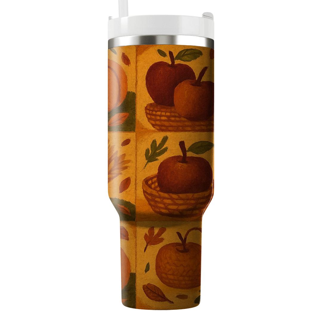 Harvest Mosaic Autumn decorative tumblers