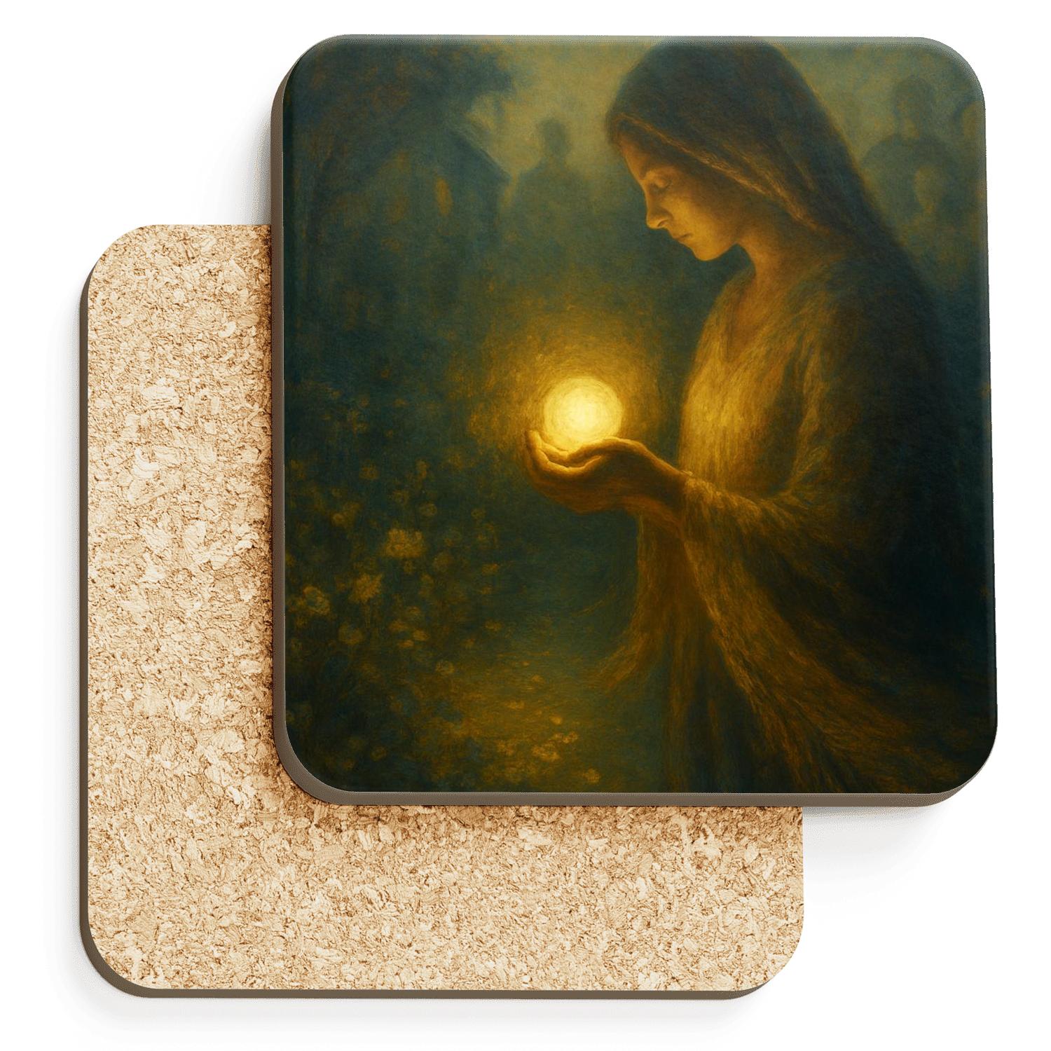 Everlight Embrace Of A Mother coasters for home decor