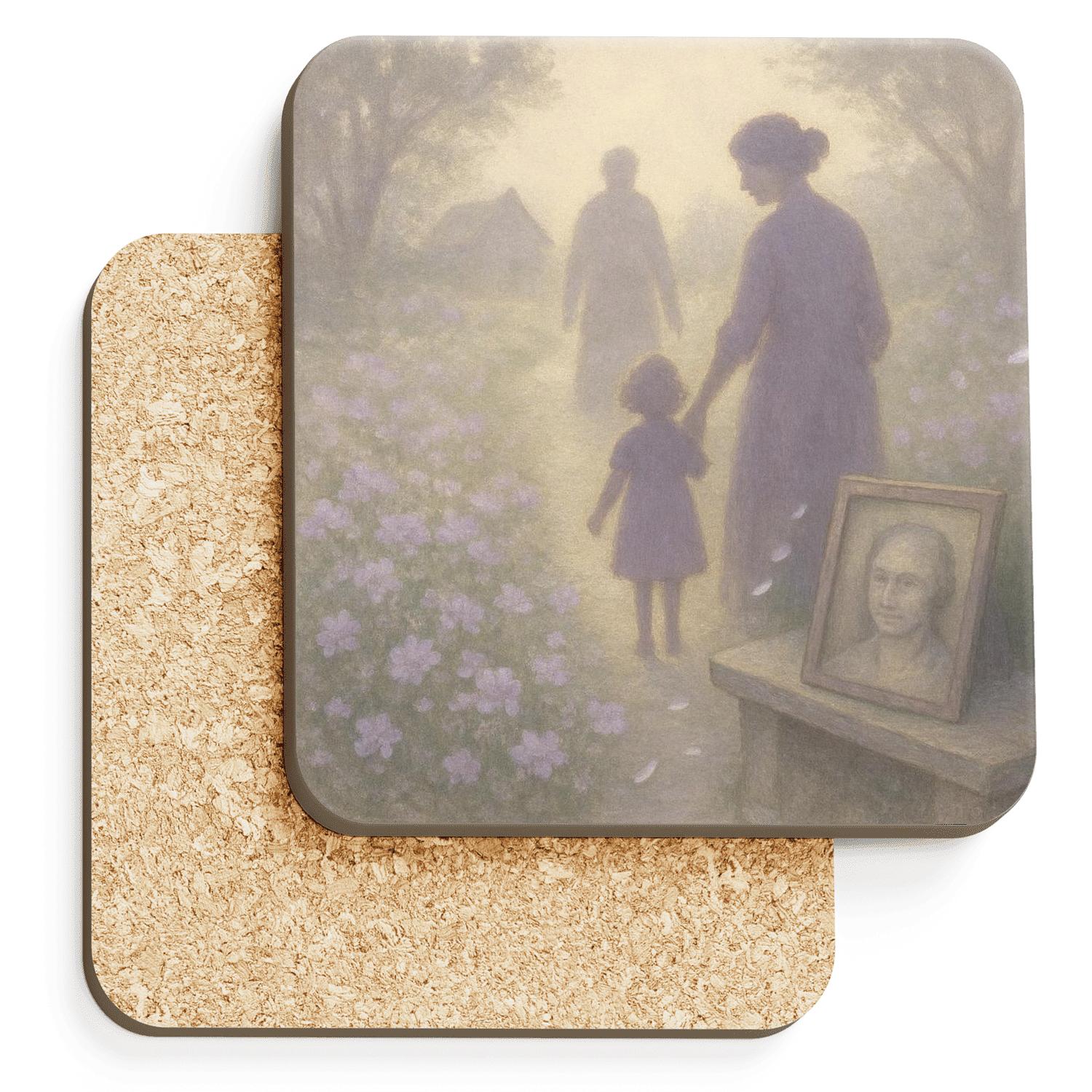 Garden Of Silent Lessons elegant tabletop coasters