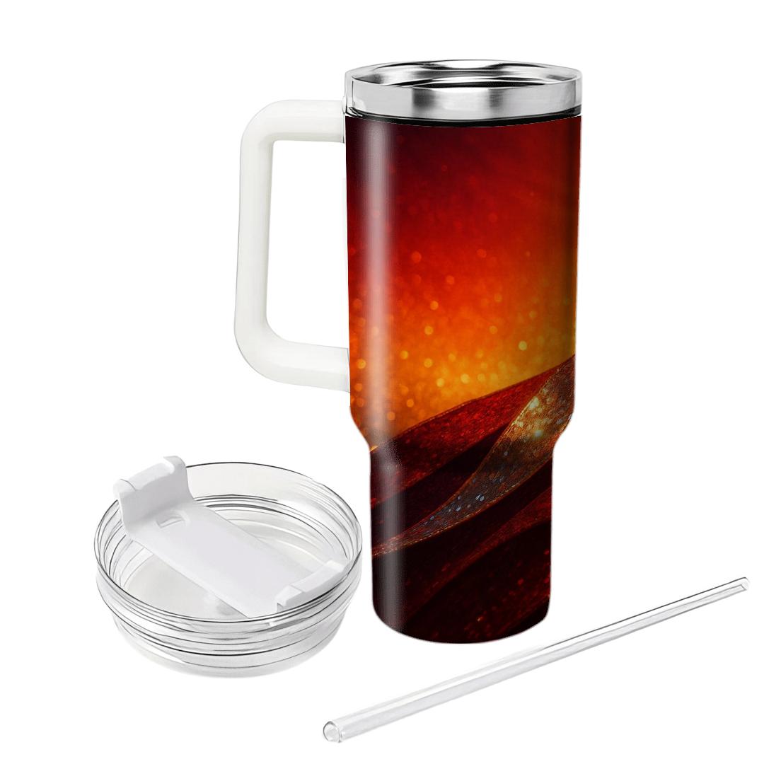 Solar Flare Sequins tumbler cups