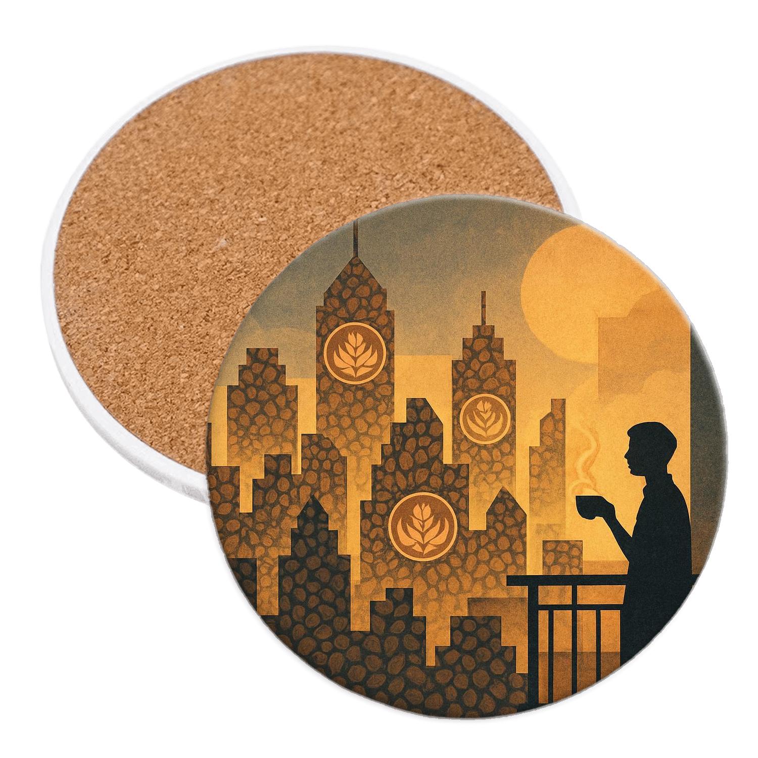 Bean Mosaic Atelier elegant tabletop coasters