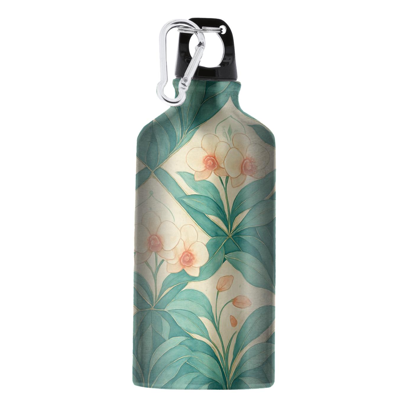 Verdant Orchid Mosaic stylish sports bottles