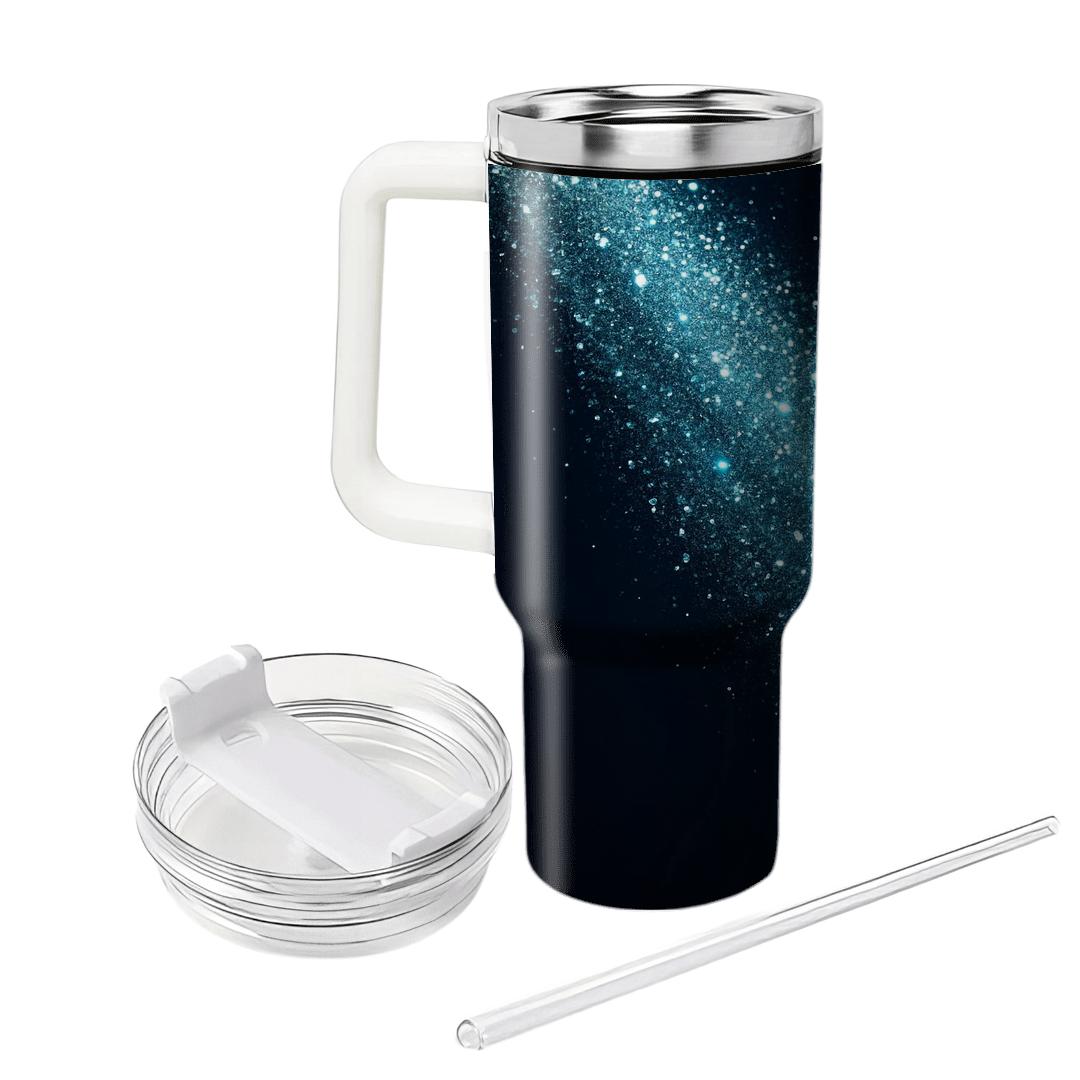 Celestial Crystal Glitter Cascade custom tumblers