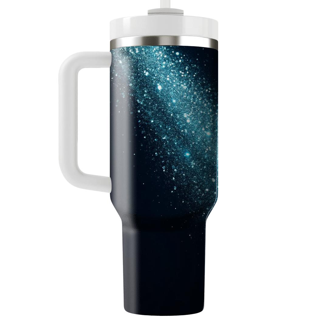 Celestial Crystal Glitter Cascade custom tumblers
